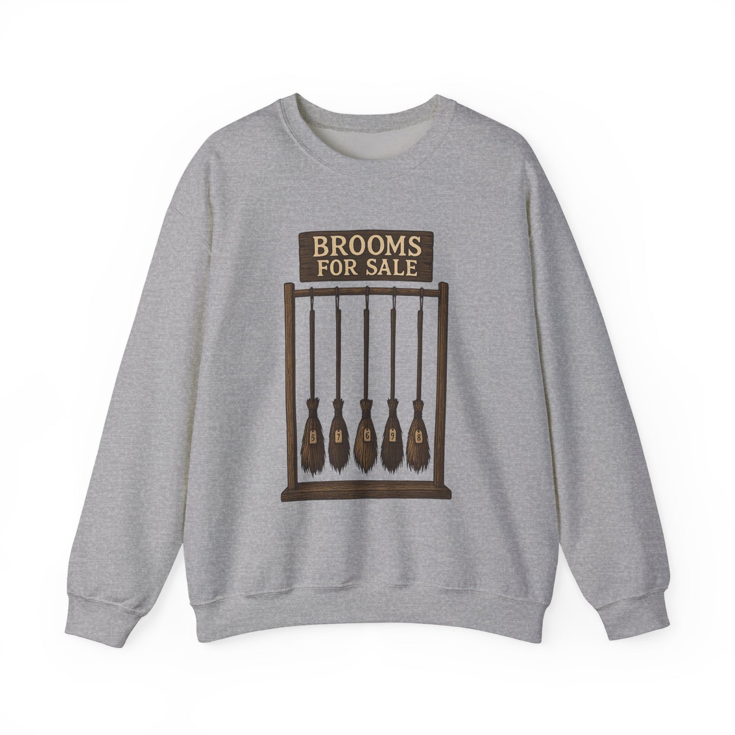 Happy Halloween-Brooms for Sale Sweatshirt