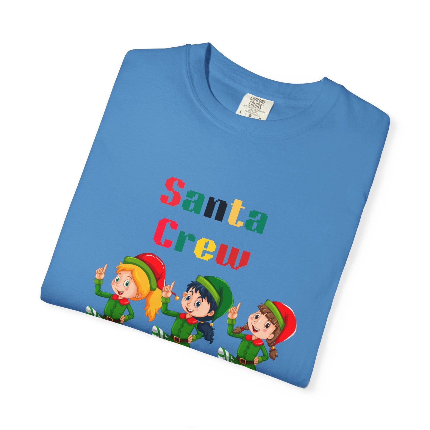 Christmas Elf T-Shirt, Fun Holiday Tee, Santa Crew Shirt, Cute Family Matching Tee, Festive Gift for Kids & Adults