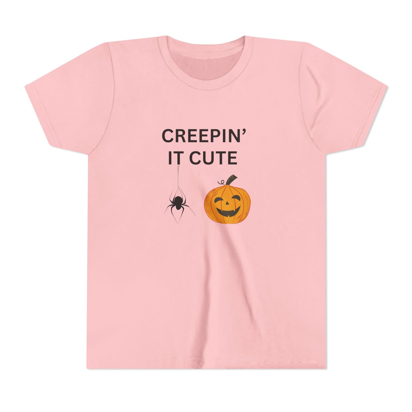 Halloween Youth Tee, Creepin' It Cute Shirt, Fall Apparel