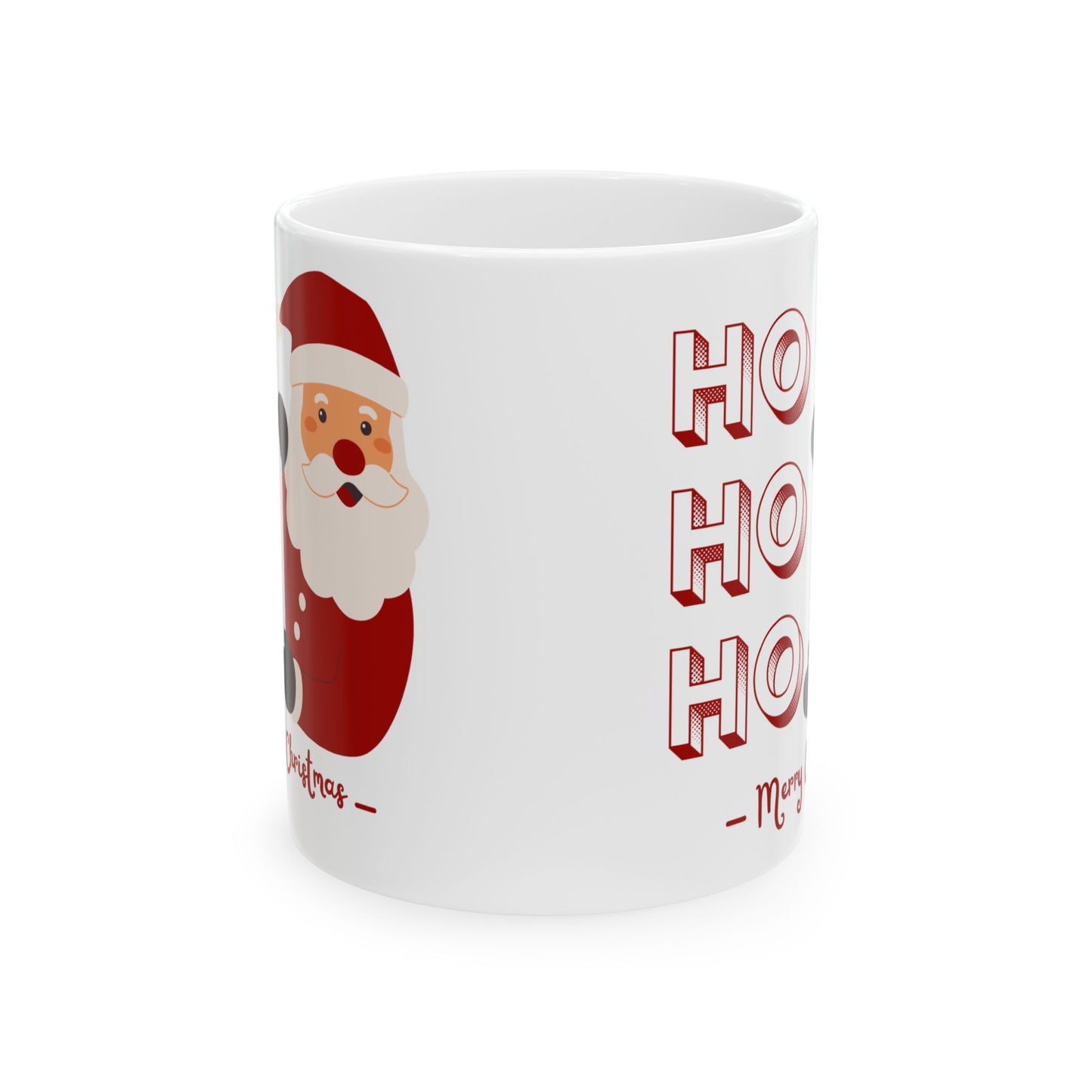 Festive Santa Ceramic Mug | Holiday Gift, Christmas Decor, Cozy Winter Vibes,