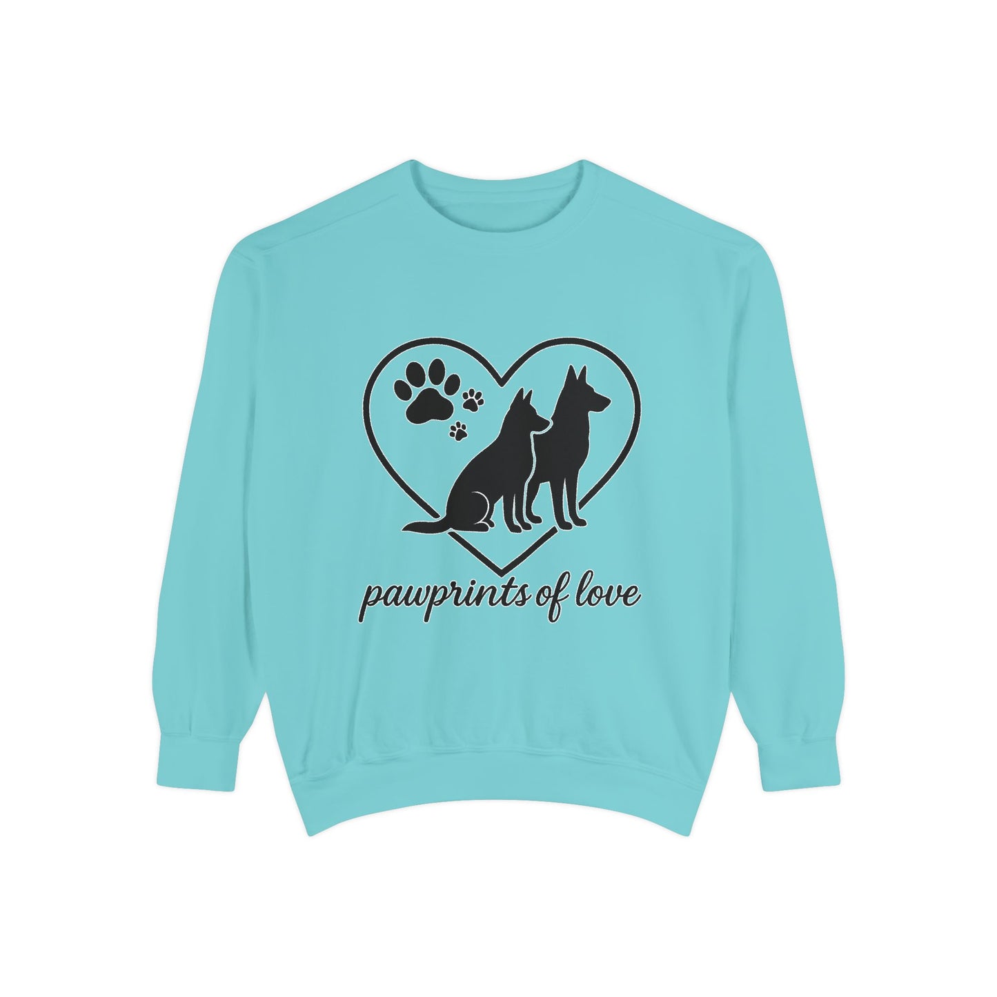 Paws of Love Unisex Garment-Dyed Sweatshirt