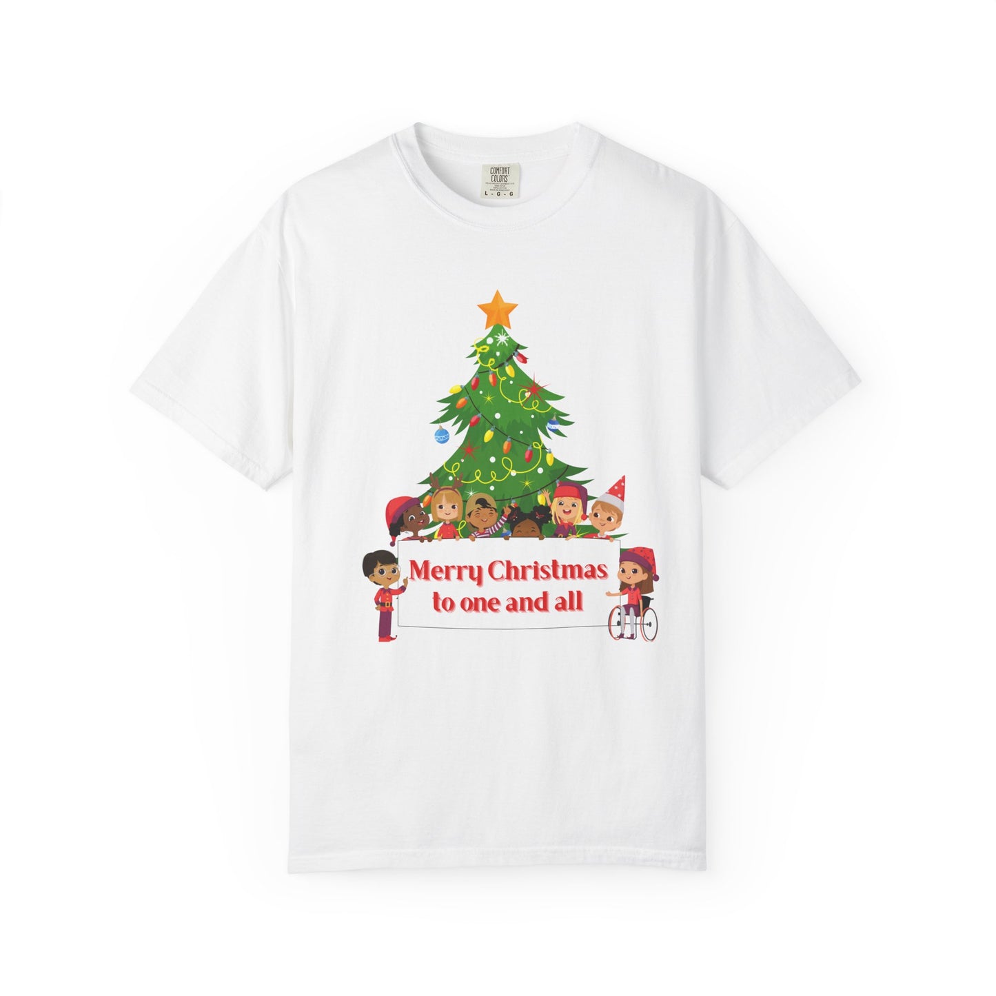 Merry Christmas Unisex T-Shirt, Holiday Tee, Cute Christmas Shirt, Family Gatherings, Festive Gift Idea