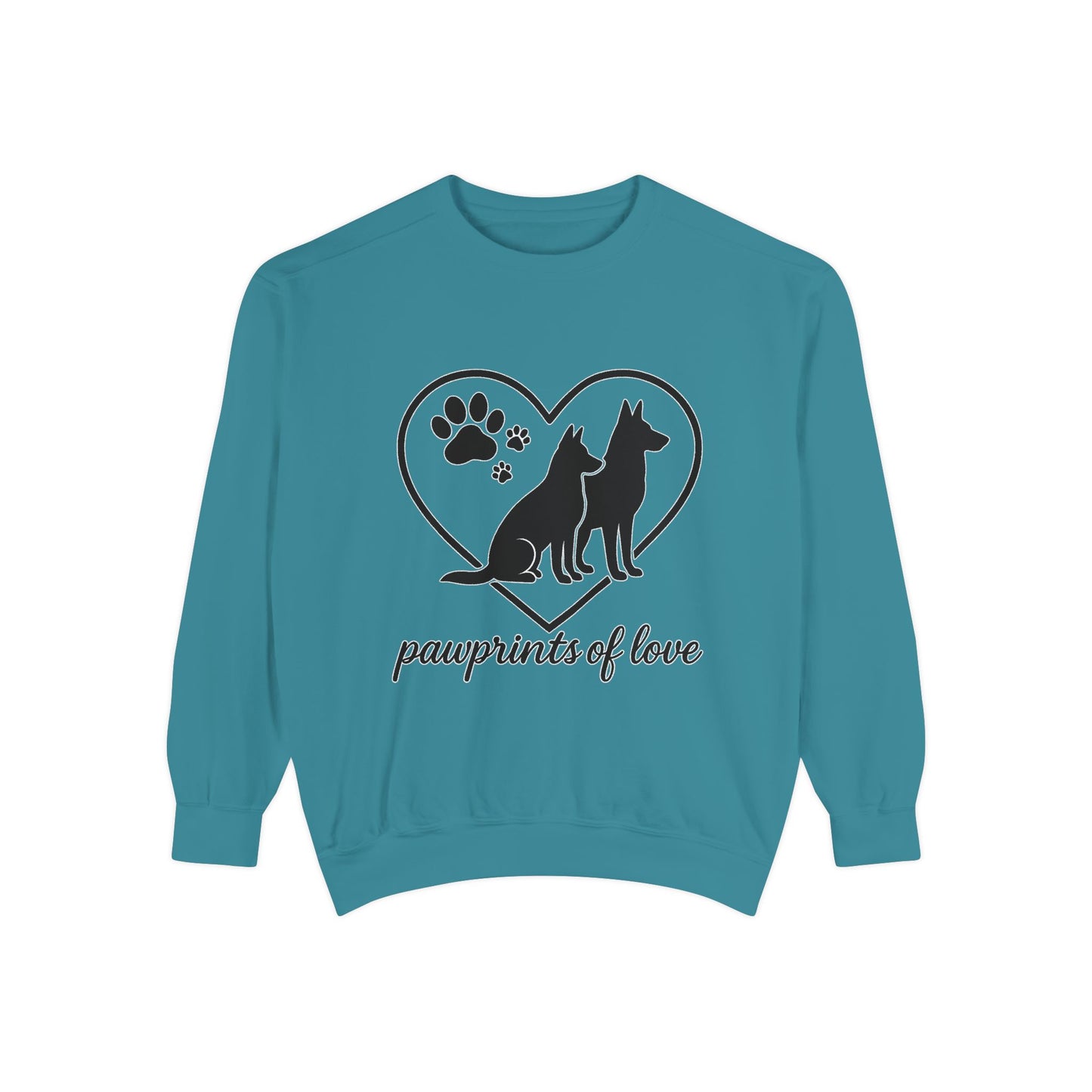Paws of Love Unisex Garment-Dyed Sweatshirt