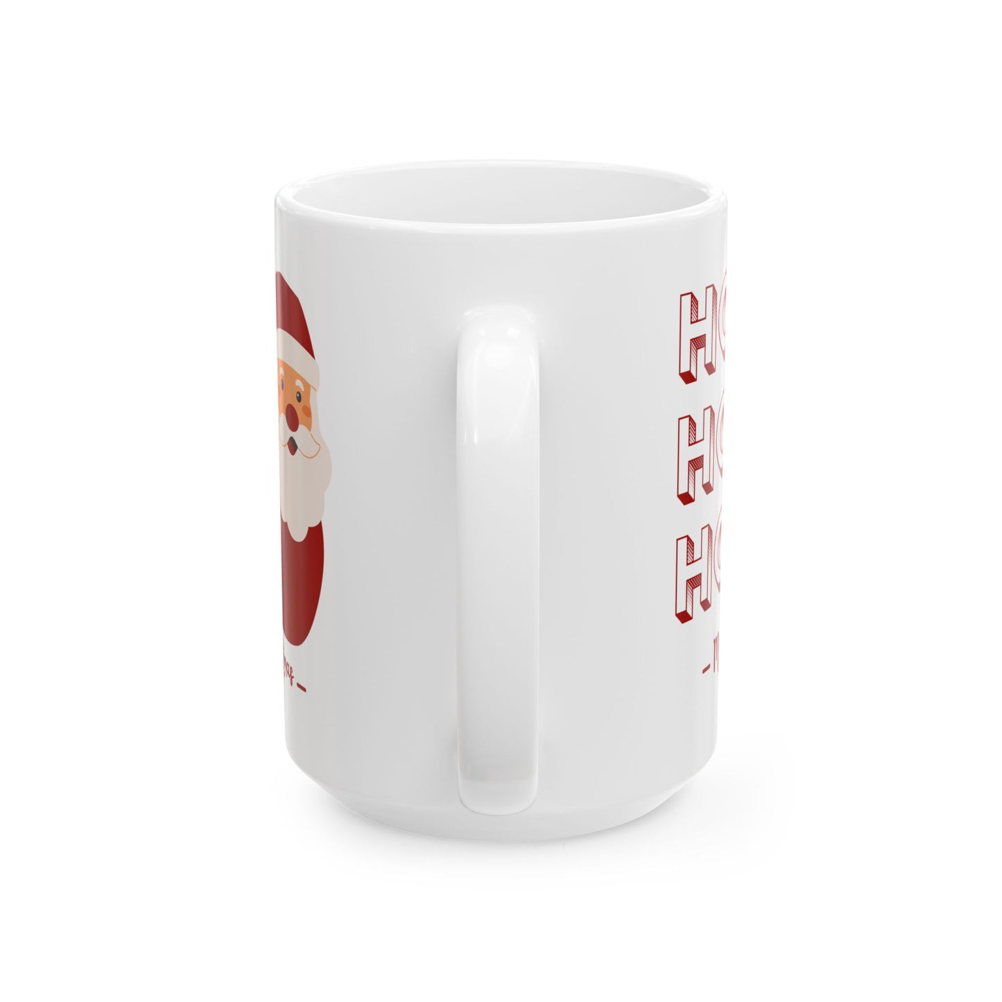 Festive Santa Ceramic Mug | Holiday Gift, Christmas Decor, Cozy Winter Vibes,