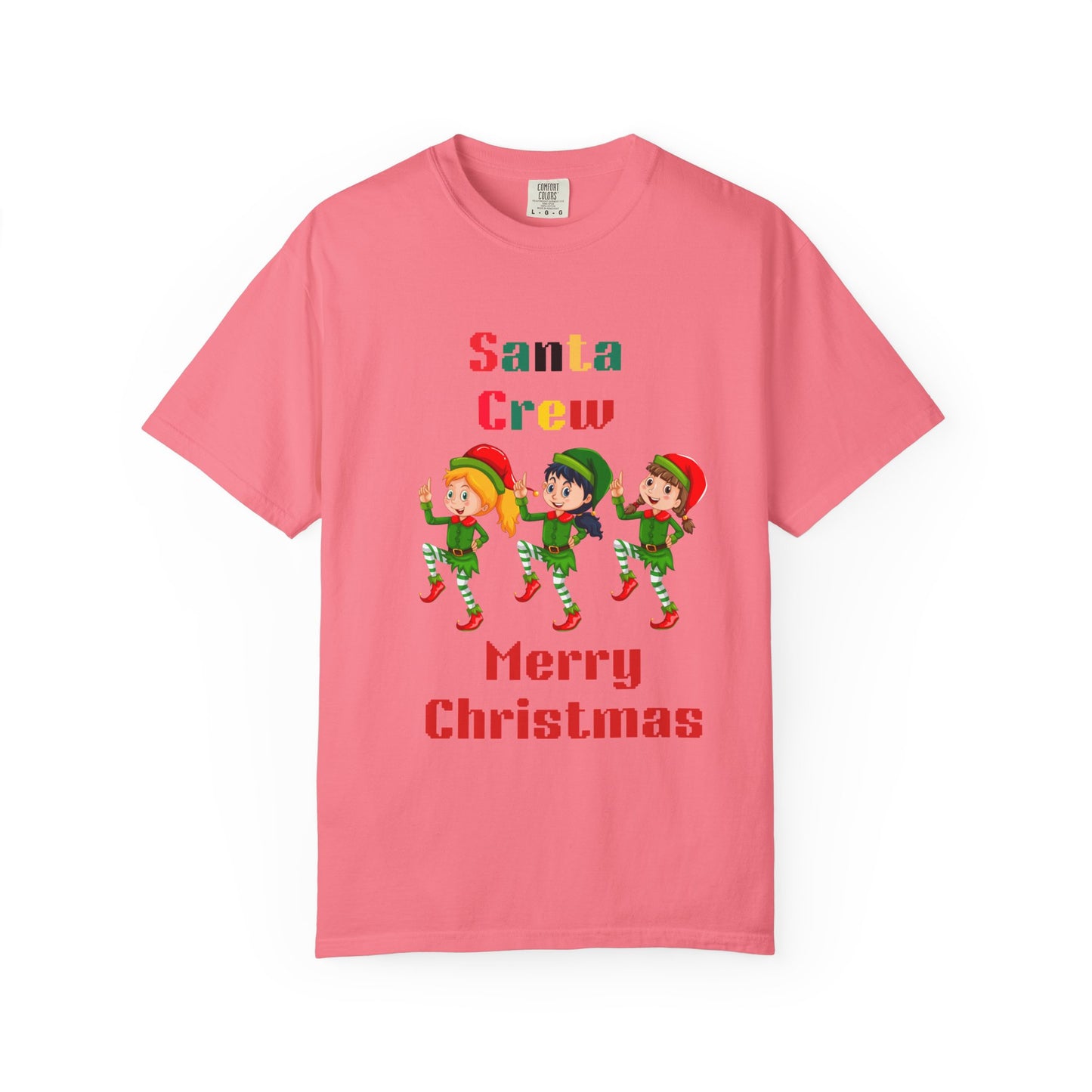 Christmas Elf T-Shirt, Fun Holiday Tee, Santa Crew Shirt, Cute Family Matching Tee, Festive Gift for Kids & Adults