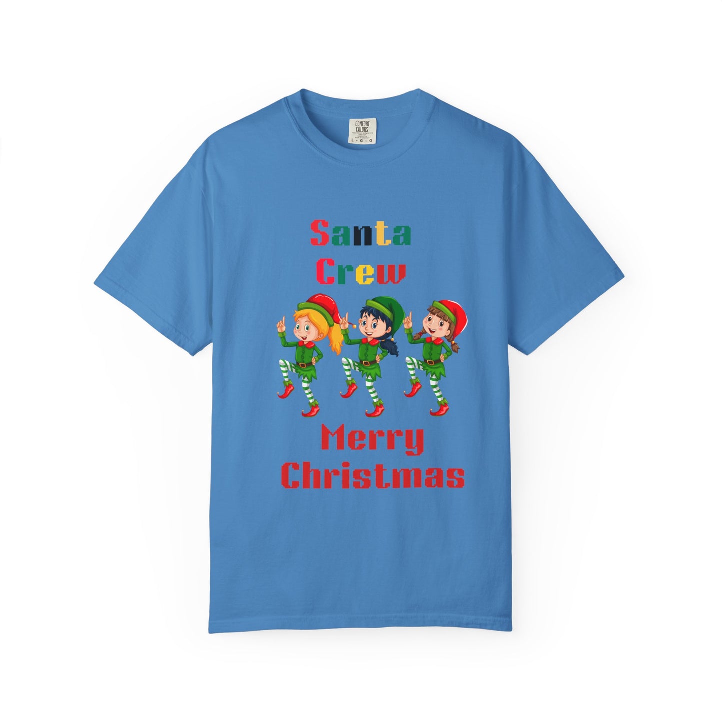 Christmas Elf T-Shirt, Fun Holiday Tee, Santa Crew Shirt, Cute Family Matching Tee, Festive Gift for Kids & Adults