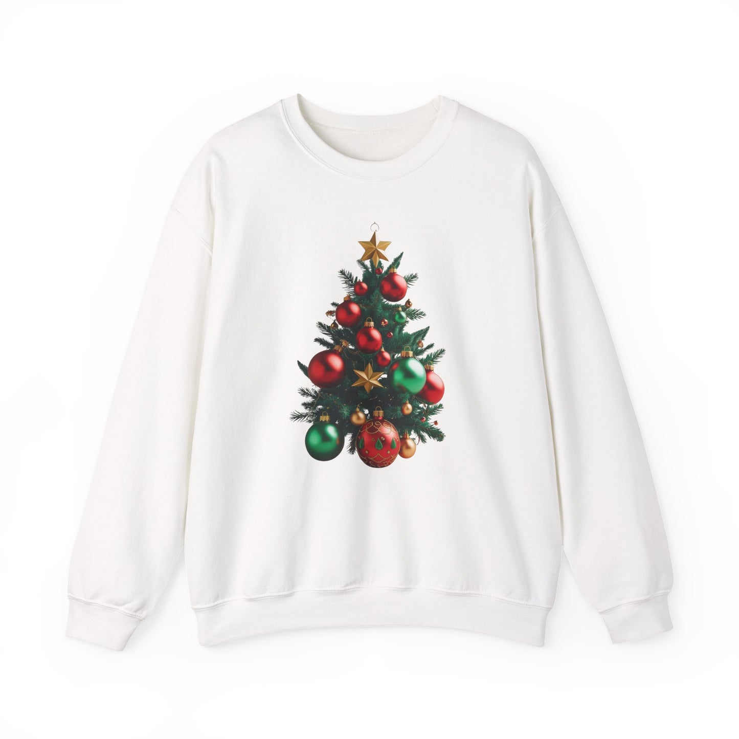Christmas tree ornament design Unisex Heavy Blend™ Crewneck Sweatshirt