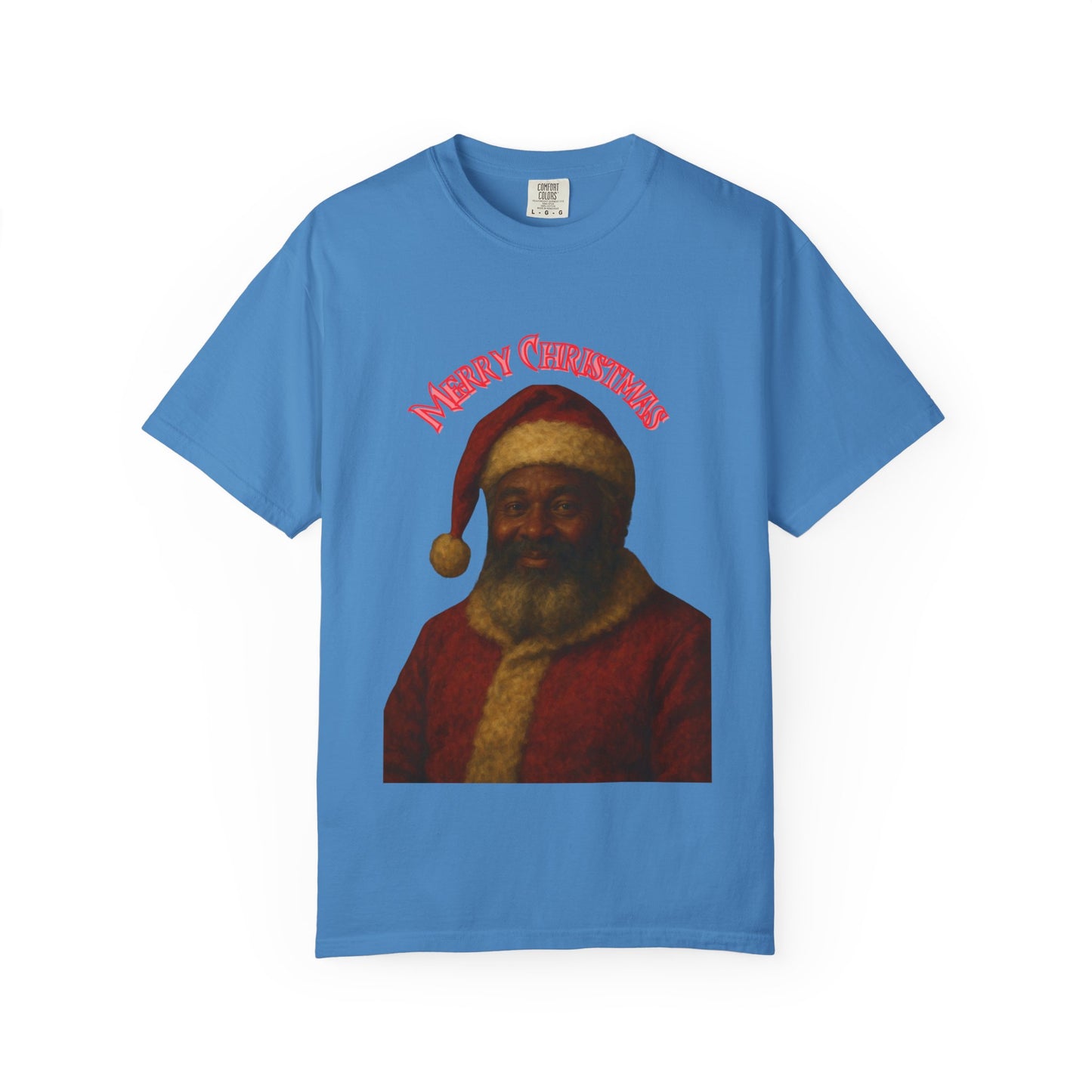 Merry Christmas Vintage Santa T-shirt, Unisex Holiday Tee, Festive Gift, Christmas Apparel, Cool Casual Wear, Seasonal Celebration Shirt