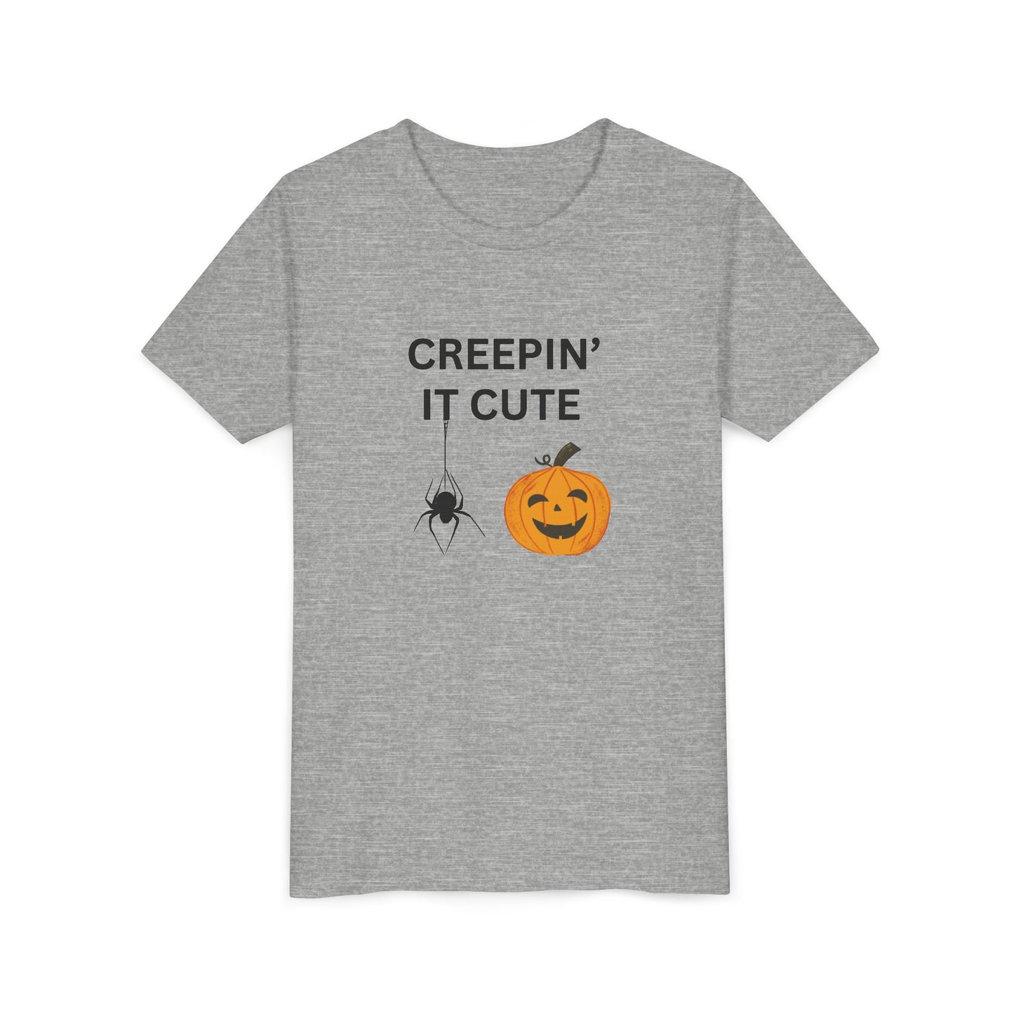 Halloween Youth Tee, Creepin' It Cute Shirt, Fall Apparel