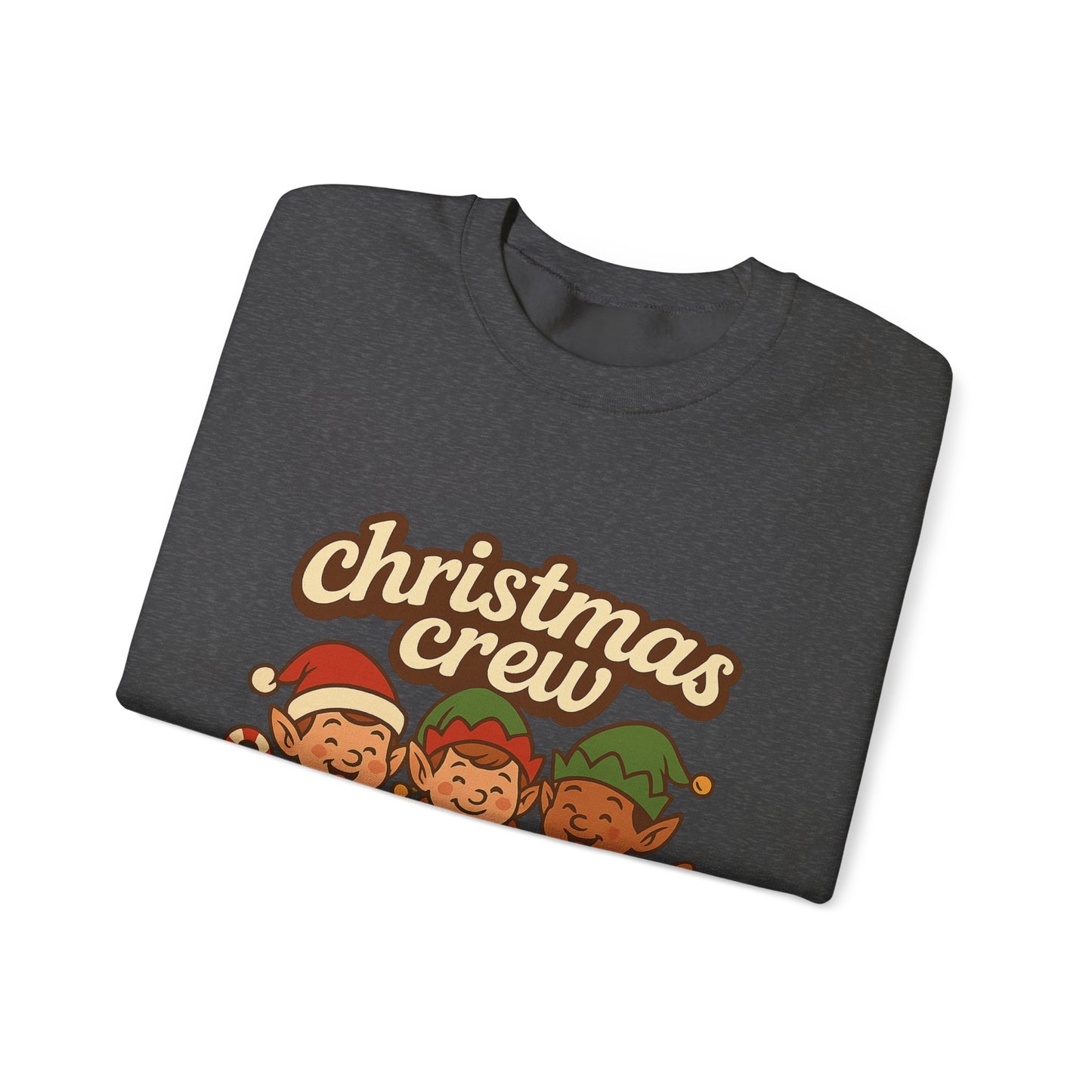 The crew of Christmas elves Unisex Heavy Blend™ Crewneck Sweatshirt