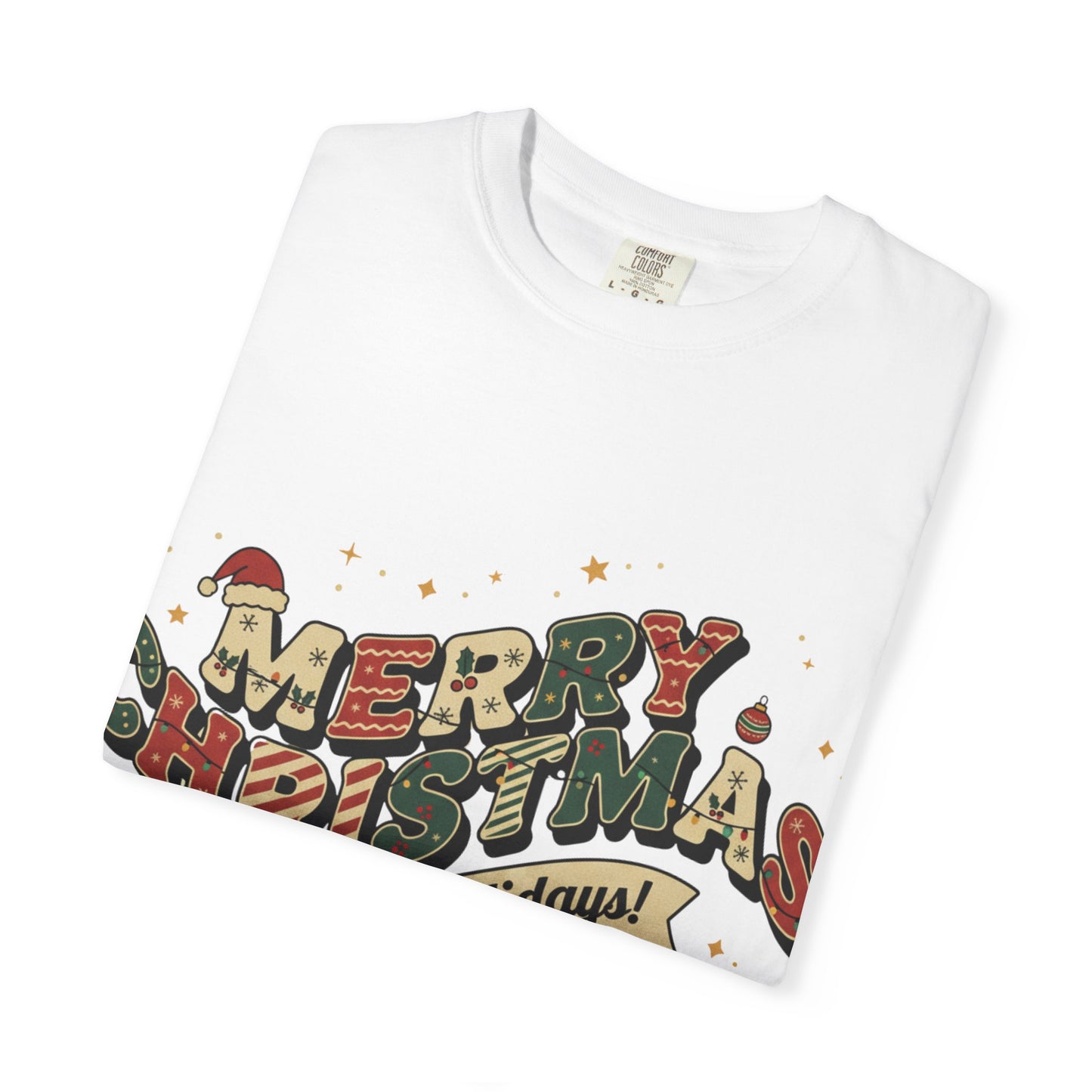 Merry Christmas Tee | Unisex Garment-Dyed T-Shirt for Holiday Cheer, Christmas Gift, Seasonal Wear, Funny T-Shirt, Festive Apparel