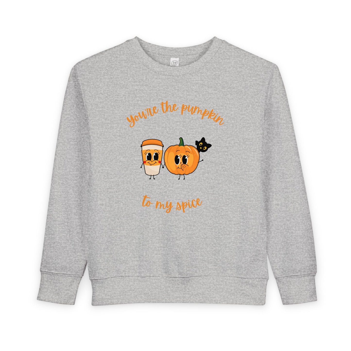 Adorable Pumpkin-Themed Toddler Sweatshirt, Cute Fall Apparel, Halloween Gift, Autumn Outfit, Toddler Clothing