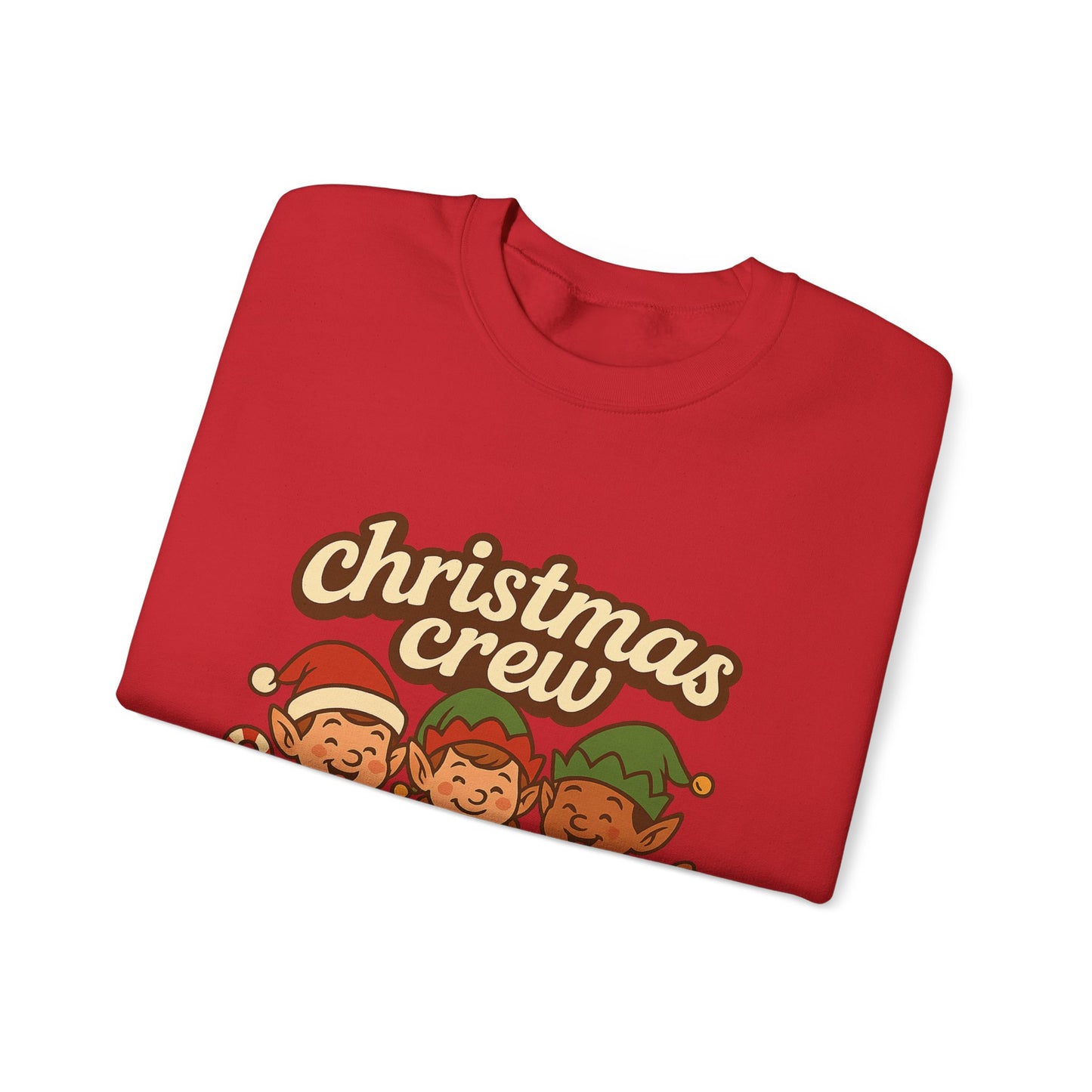The crew of Christmas elves Unisex Heavy Blend™ Crewneck Sweatshirt