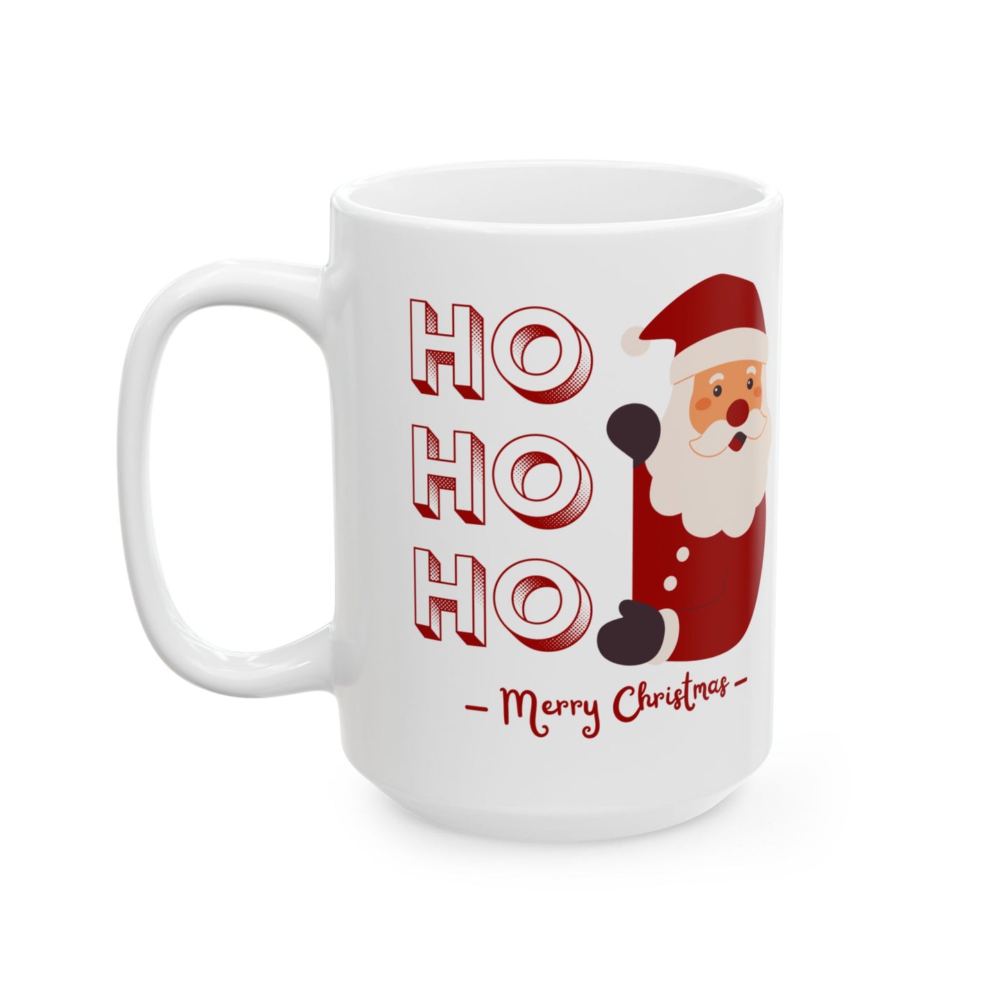Festive Santa Ceramic Mug | Holiday Gift, Christmas Decor, Cozy Winter Vibes,