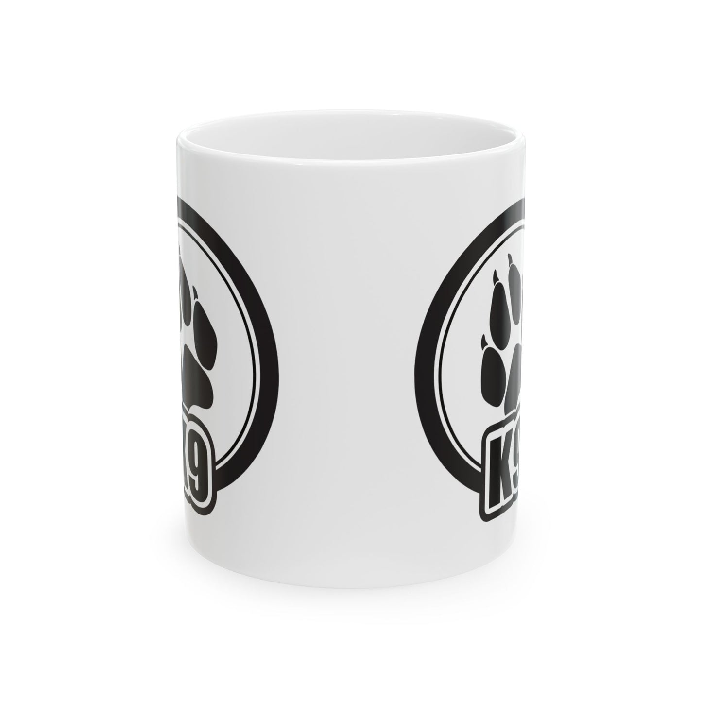 K9 Paw Print Ceramic Mug - Perfect for Dog Lovers,