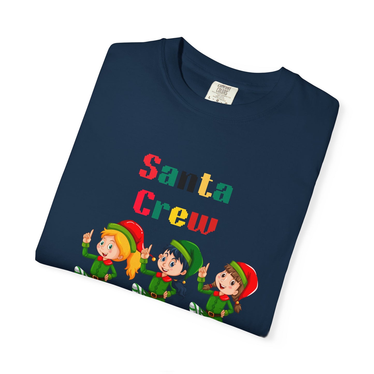 Christmas Elf T-Shirt, Fun Holiday Tee, Santa Crew Shirt, Cute Family Matching Tee, Festive Gift for Kids & Adults