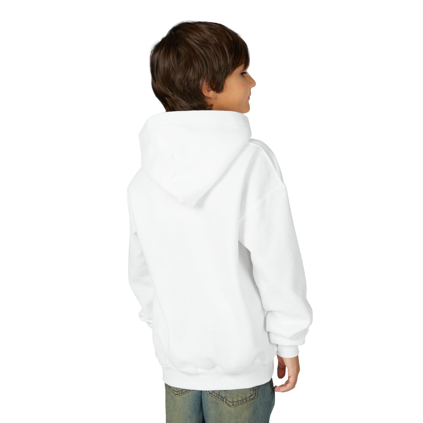 Youth Halloween Hoodie, Pumpkin Power Sweatshirt, Cozy Fall Apparel