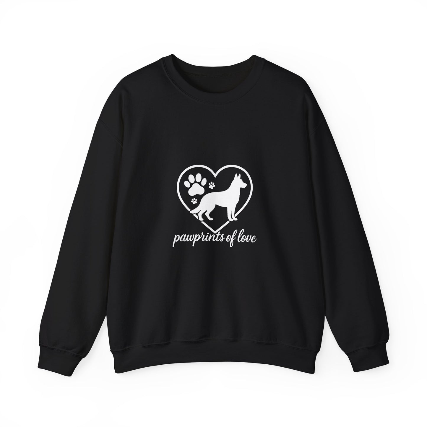 More Pawprints of Love-Cozy Unisex Crewneck Sweatshirt - Perfect for Fall, Gift for Him/Her, Casual Wear