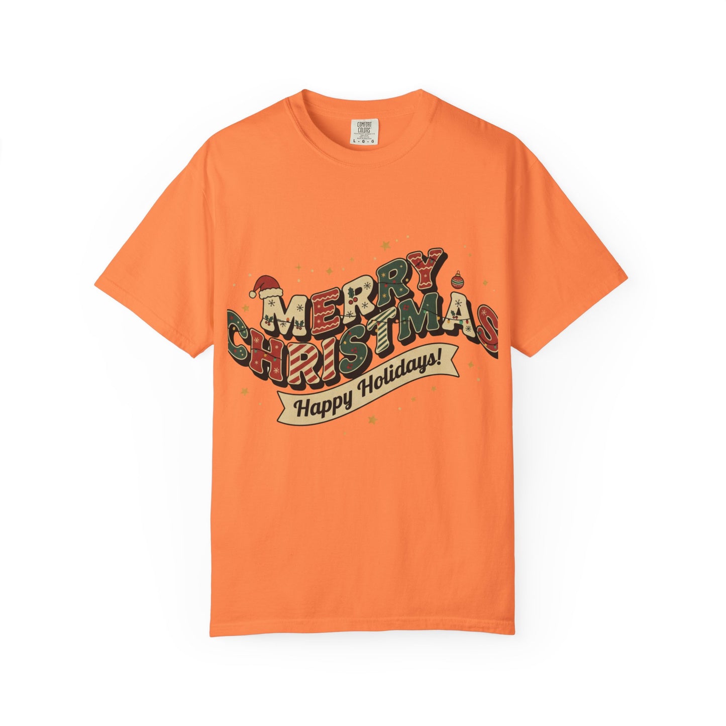 Merry Christmas Tee | Unisex Garment-Dyed T-Shirt for Holiday Cheer, Christmas Gift, Seasonal Wear, Funny T-Shirt, Festive Apparel