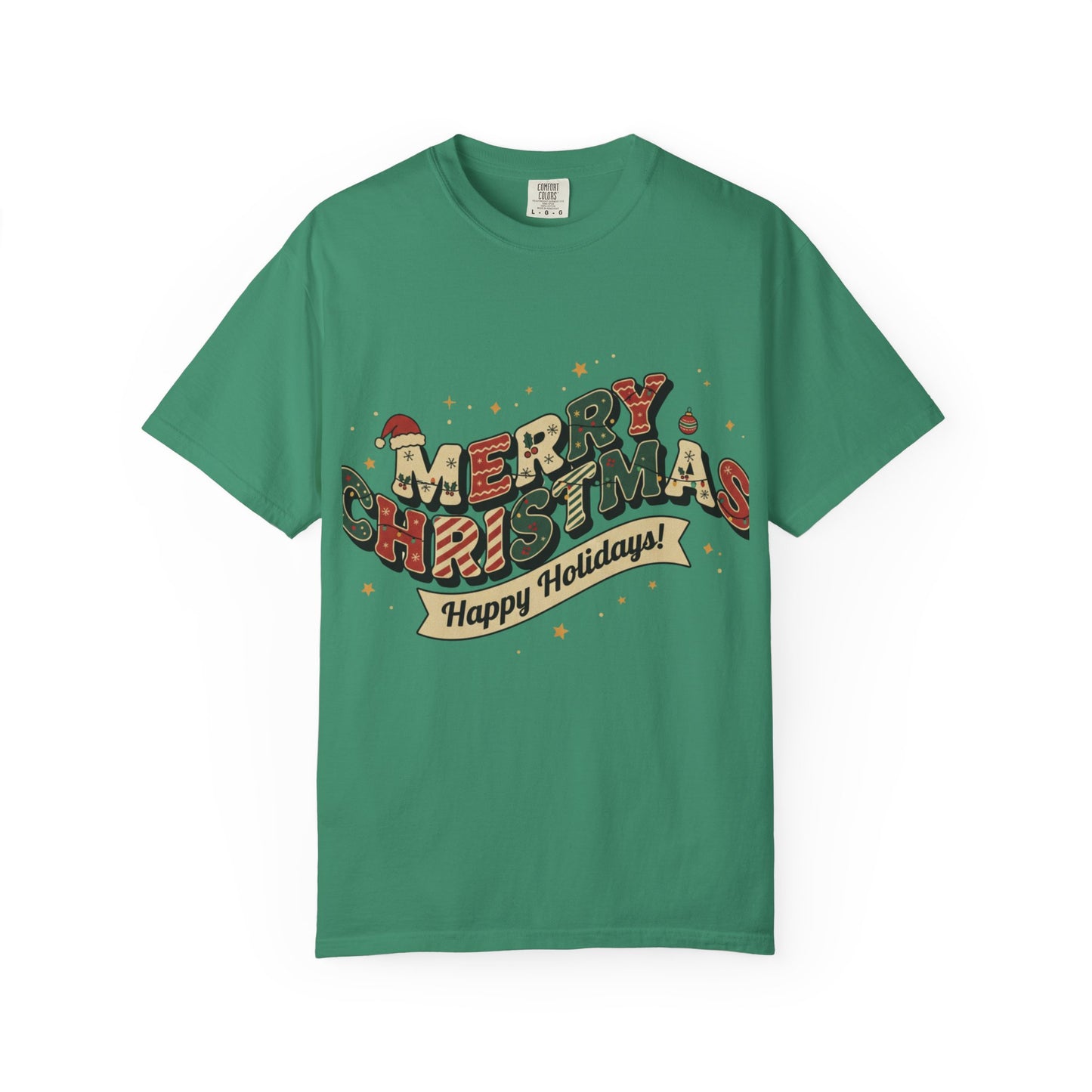 Merry Christmas Tee | Unisex Garment-Dyed T-Shirt for Holiday Cheer, Christmas Gift, Seasonal Wear, Funny T-Shirt, Festive Apparel