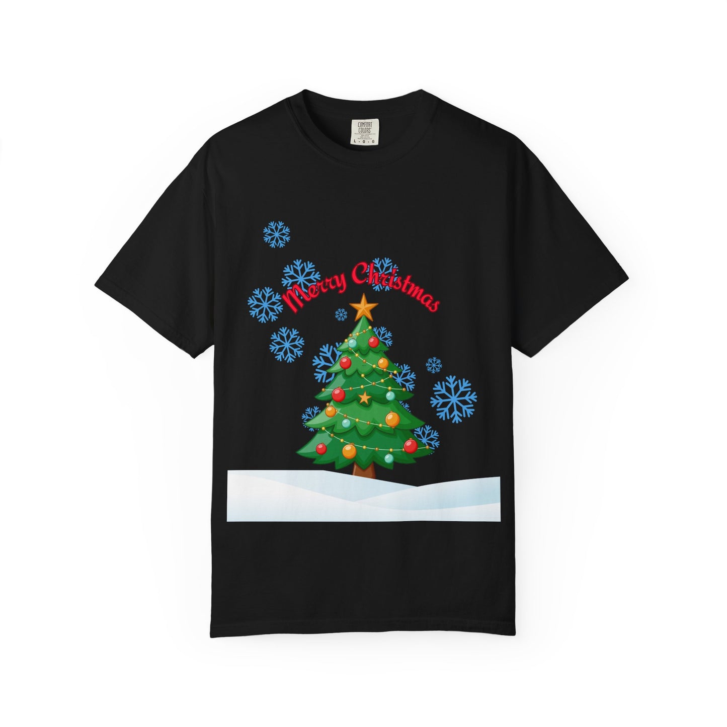 Christmas Tree T-Shirt, Cozy Holiday Tee,