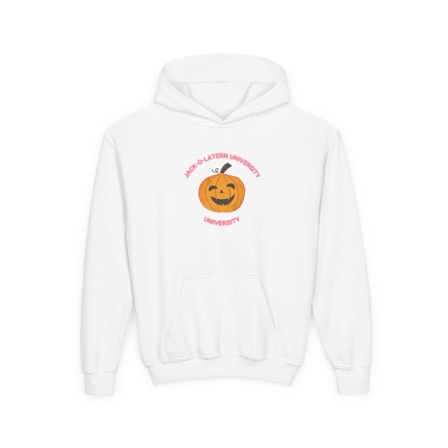 Youth Pumpkin Halloween Hoodie, Cozy Sweatshirt for Kids