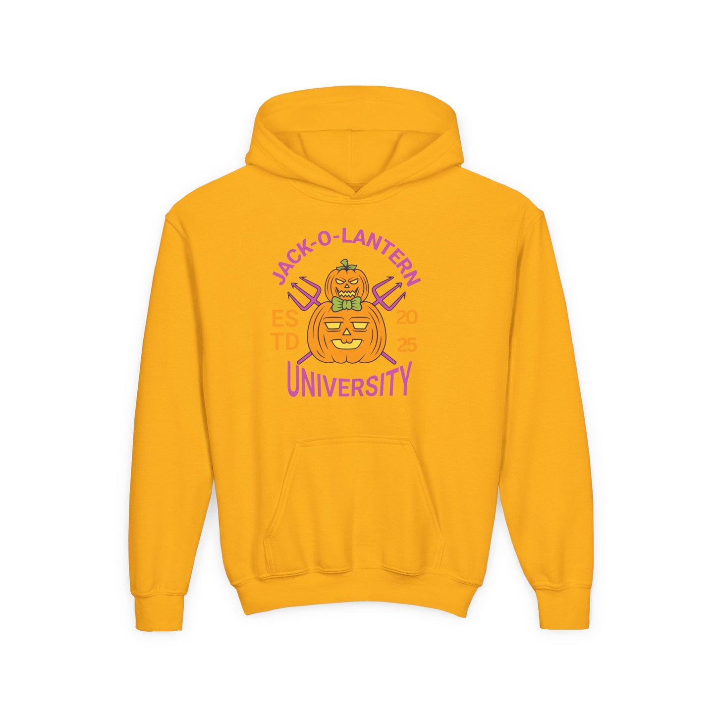 Jack-O-Lantern University Hoodie for Halloween