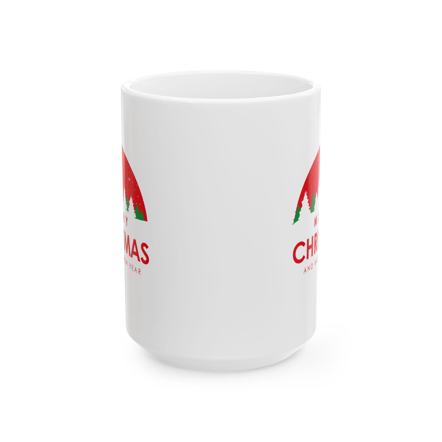 Christmas Ceramic Mug, Holiday Gift