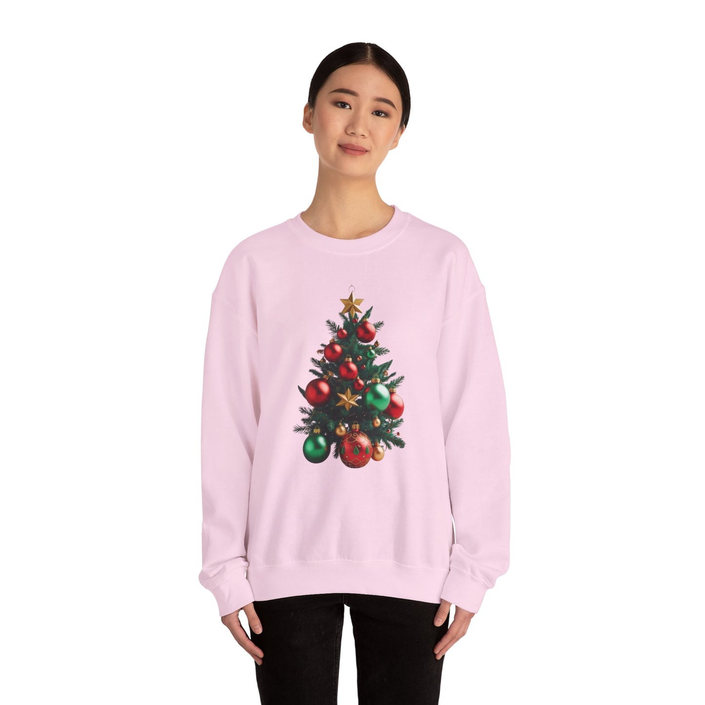 Christmas tree ornament design Unisex Heavy Blend™ Crewneck Sweatshirt