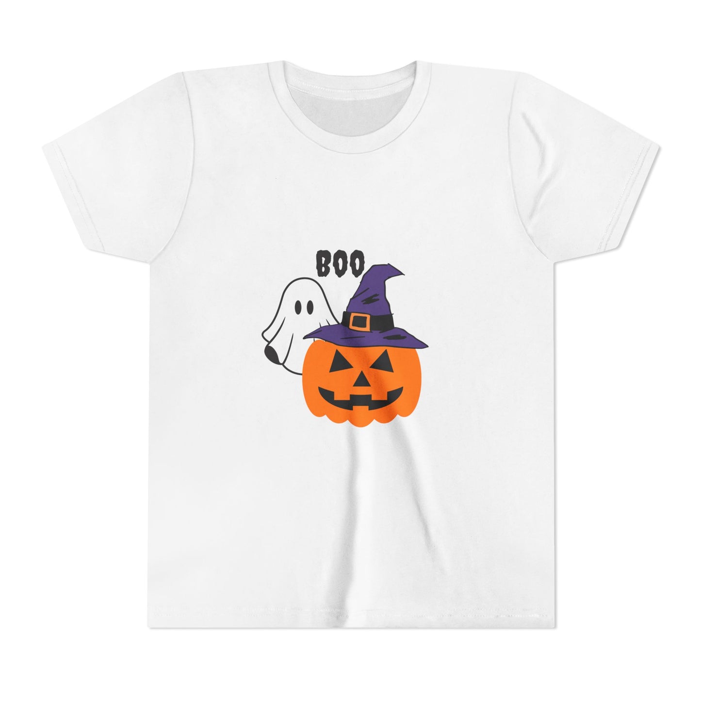 Halloween Ghost & Pumpkin Youth Tee
