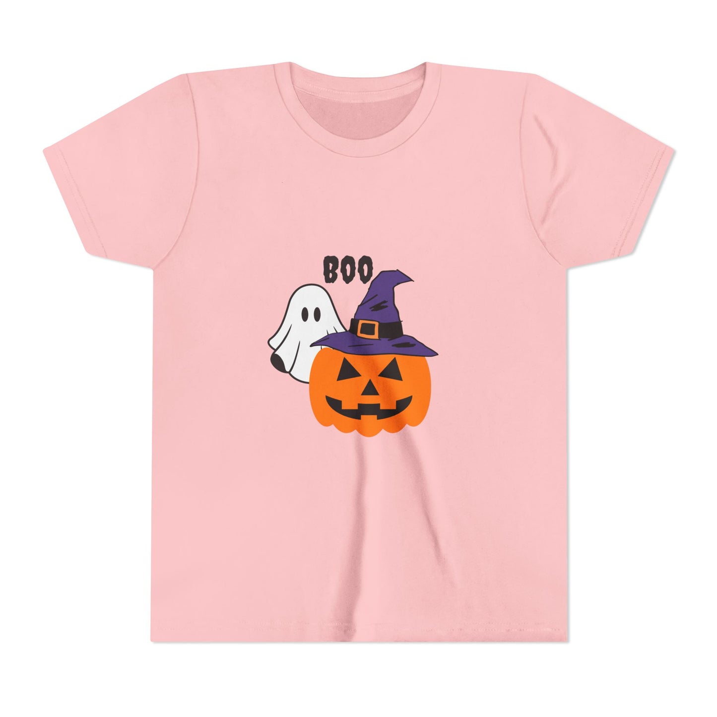 Halloween Ghost & Pumpkin Youth Tee