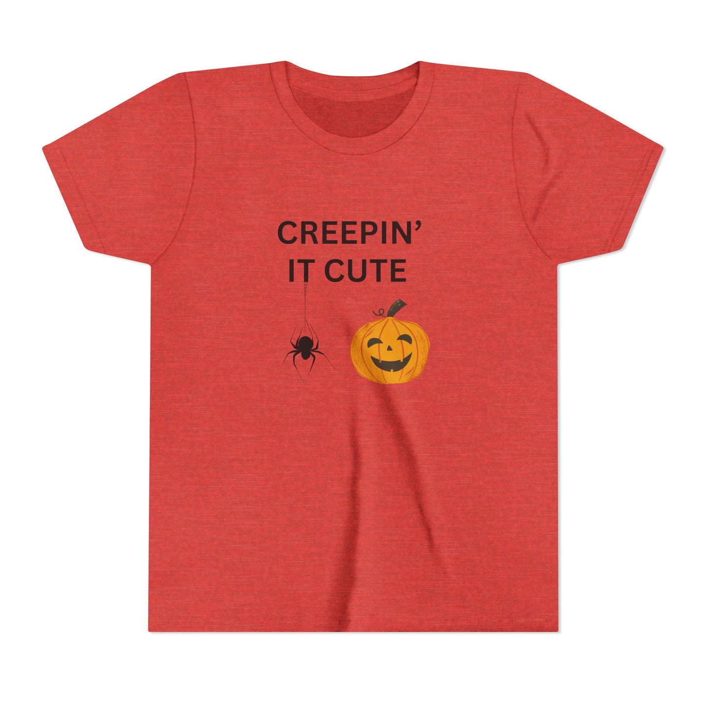 Halloween Youth Tee, Creepin' It Cute Shirt, Fall Apparel