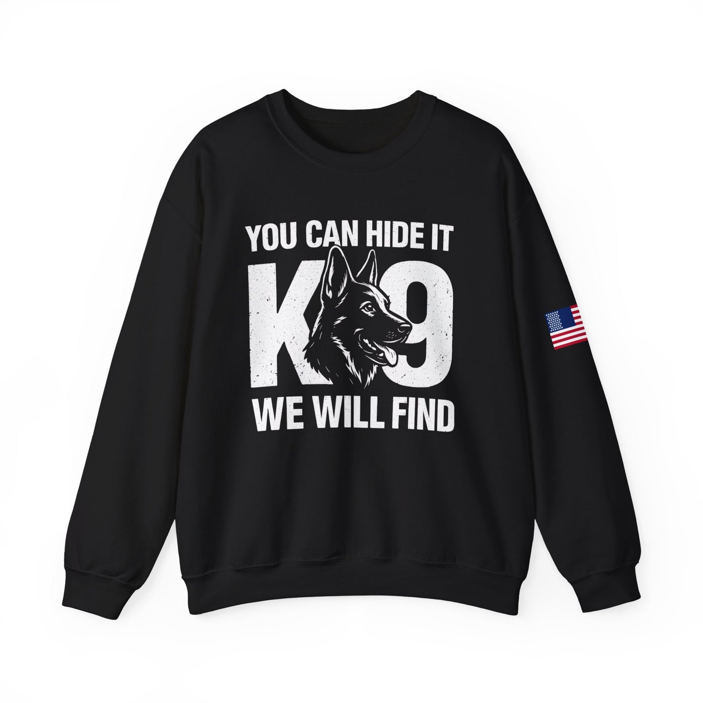K9 Police Sweatshirt, Cozy Dog Lover Crewneck, Perfect Gift for Dog Handlers