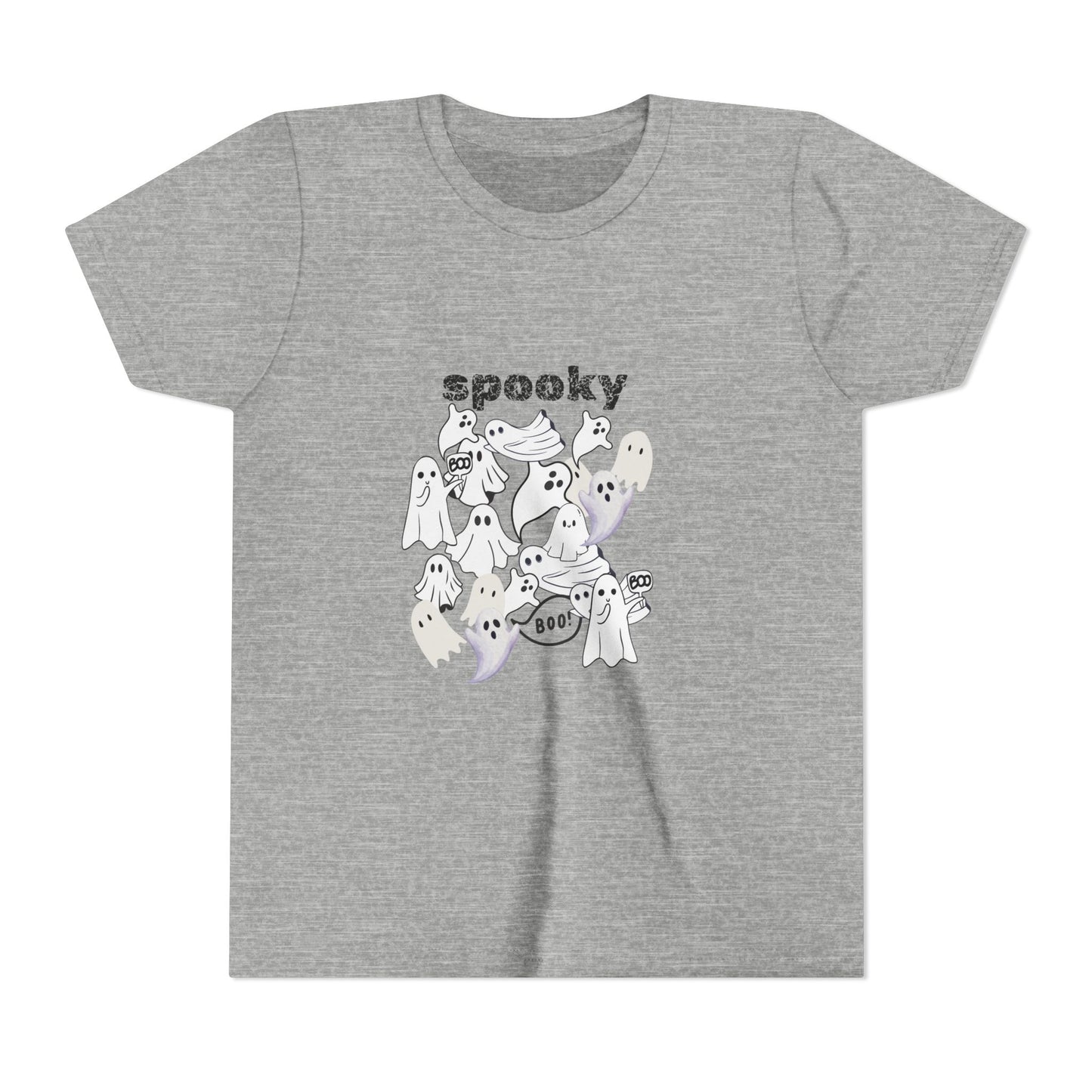Spooky Ghost Youth Tee Halloween Shirt