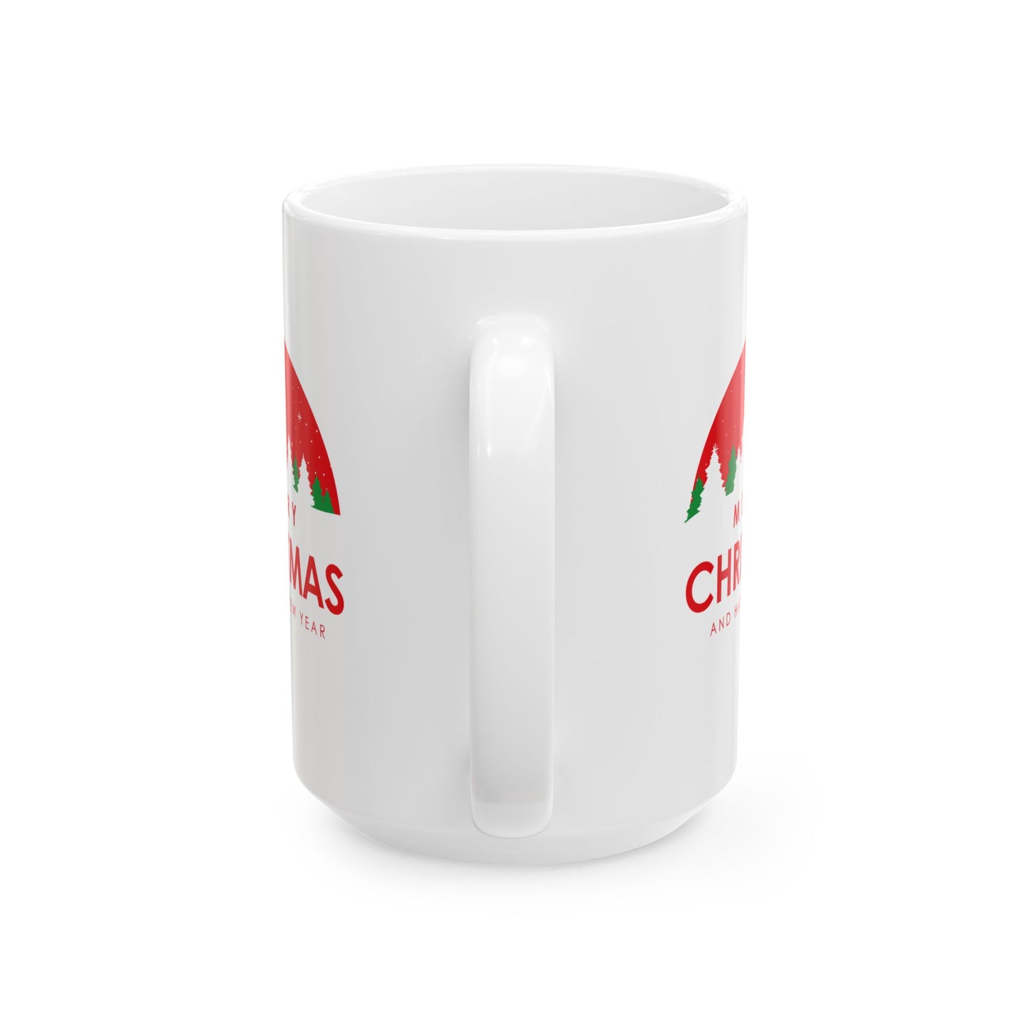 Christmas Ceramic Mug, Holiday Gift