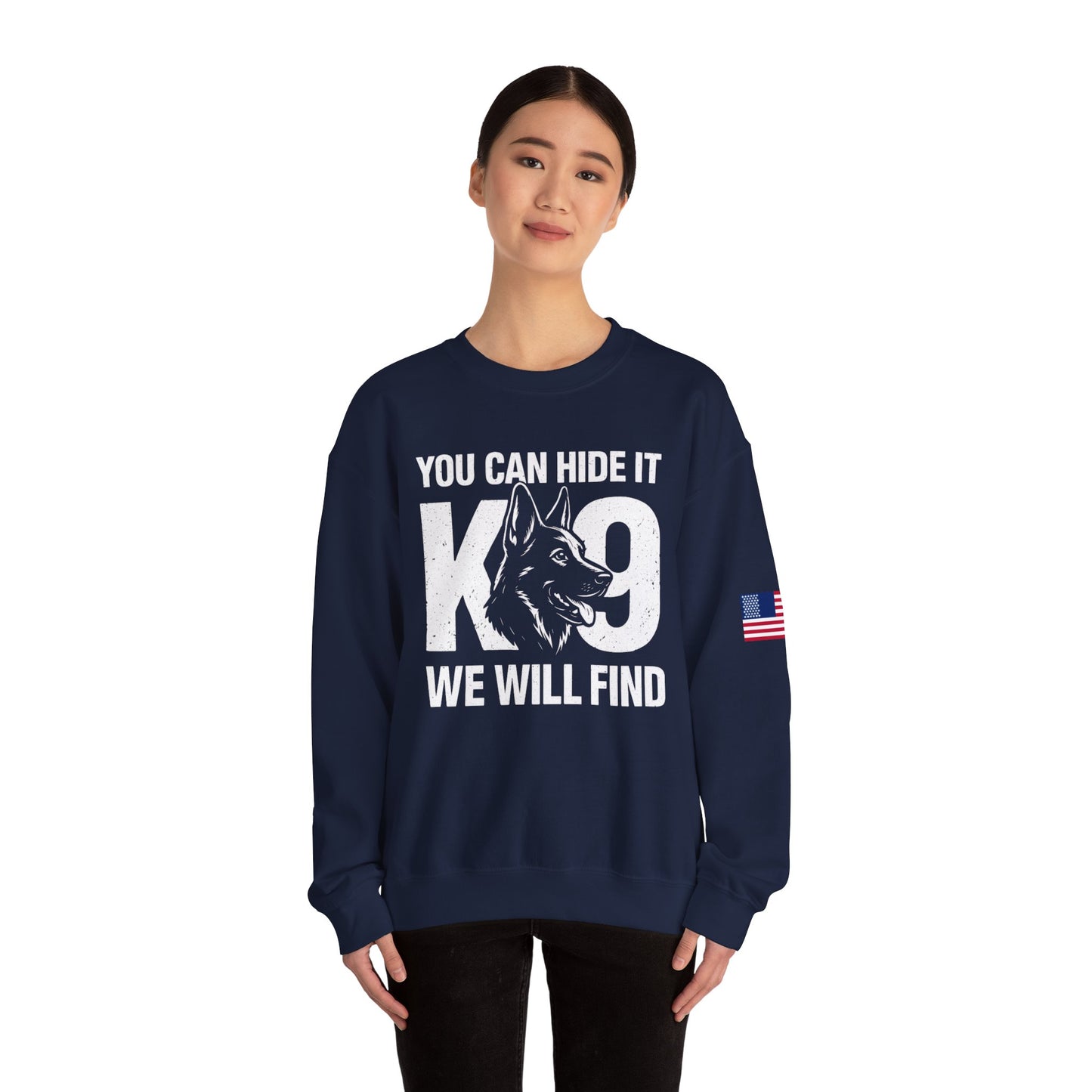 K9 Police Sweatshirt, Cozy Dog Lover Crewneck, Perfect Gift for Dog Handlers