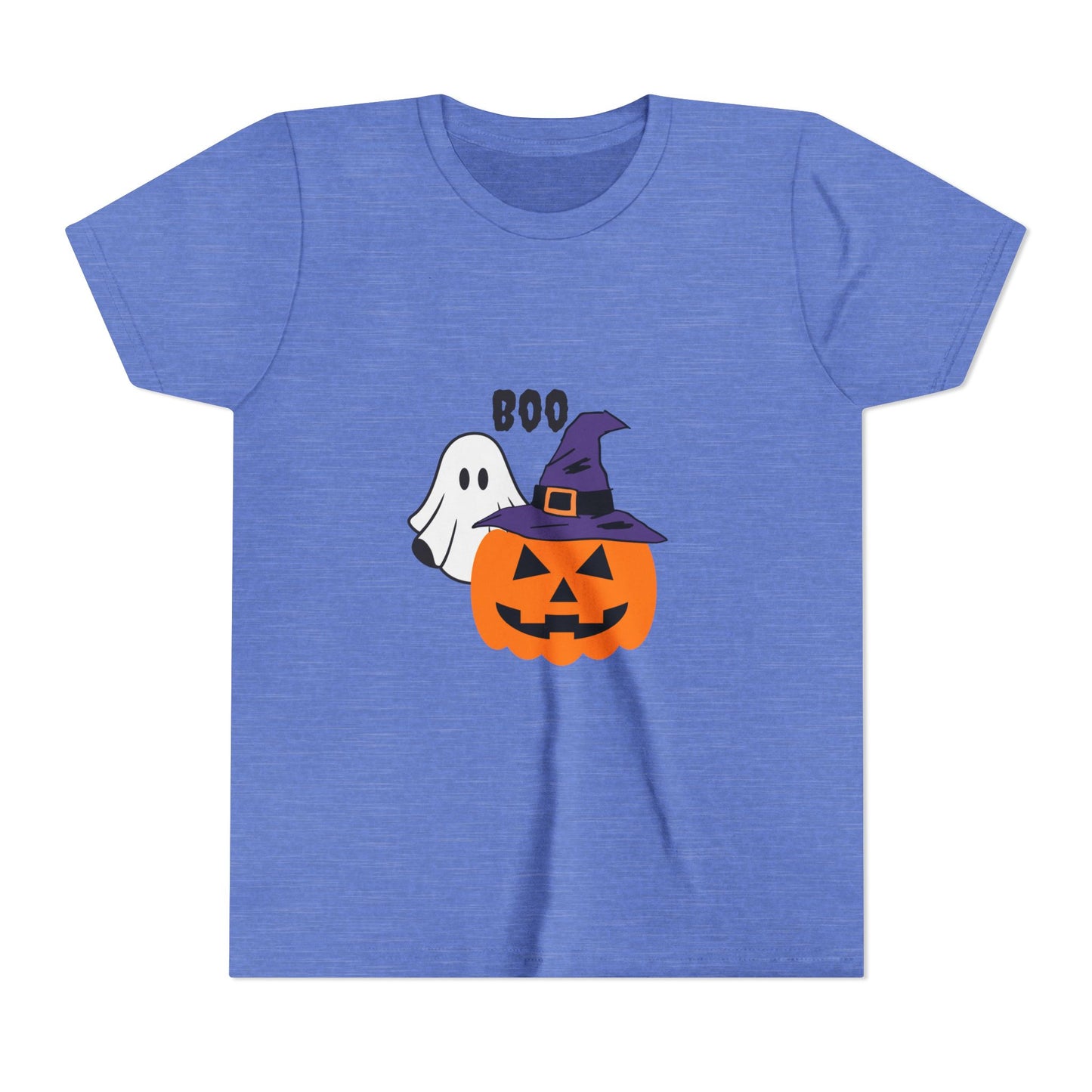 Halloween Ghost & Pumpkin Youth Tee