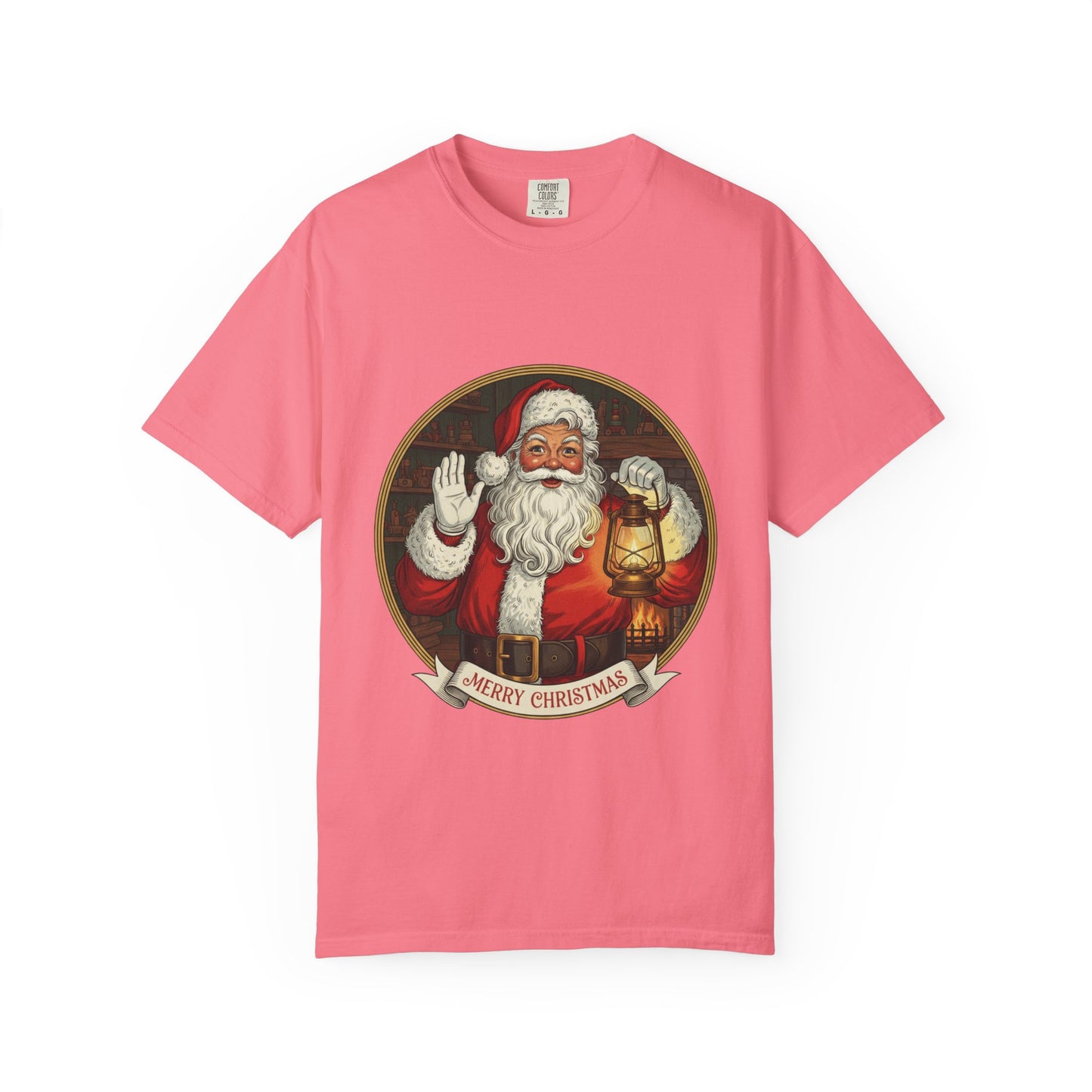 Merry Christmas Santa T-Shirt, Holiday Apparel for Festive Cheer, Unisex Christmas Tee, Perfect Gift for Family, Santa Lovers
