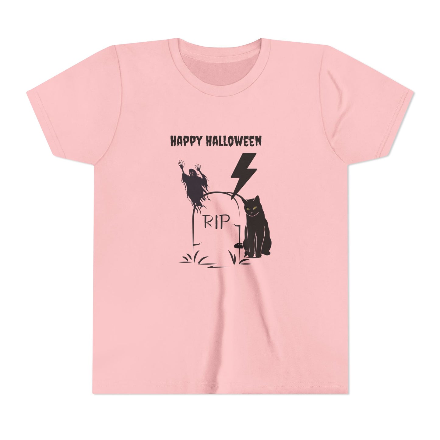 Youth Halloween Tee, Spooky Kids Shirt