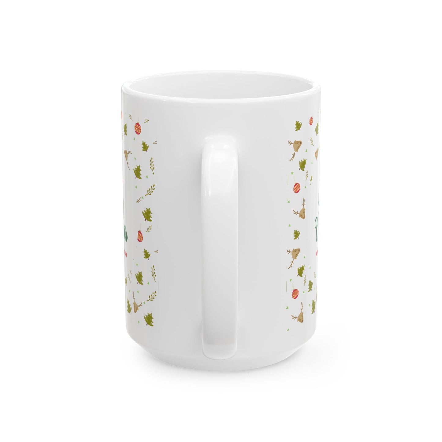 Festive Christmas Mug, Holiday Coffee Cup