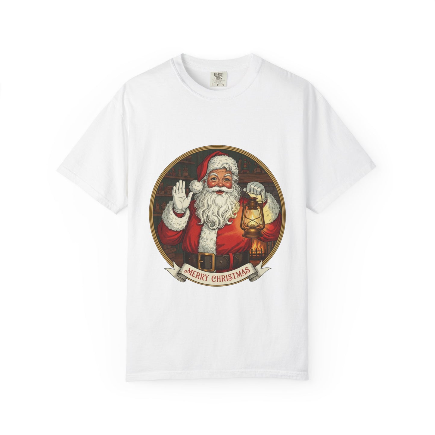 Merry Christmas Santa T-Shirt, Holiday Apparel for Festive Cheer, Unisex Christmas Tee, Perfect Gift for Family, Santa Lovers