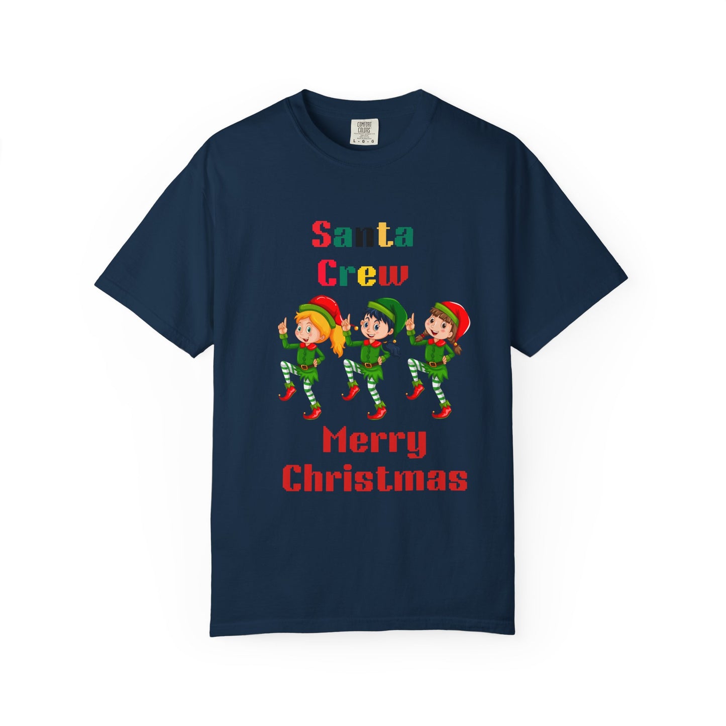 Christmas Elf T-Shirt, Fun Holiday Tee, Santa Crew Shirt, Cute Family Matching Tee, Festive Gift for Kids & Adults