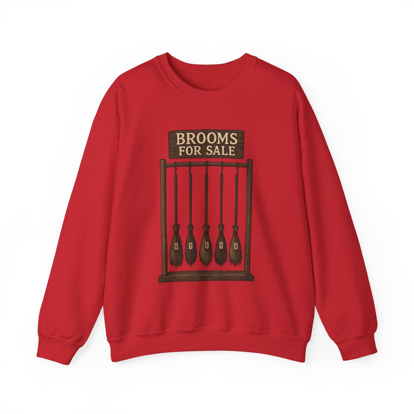 Happy Halloween-Brooms for Sale Sweatshirt