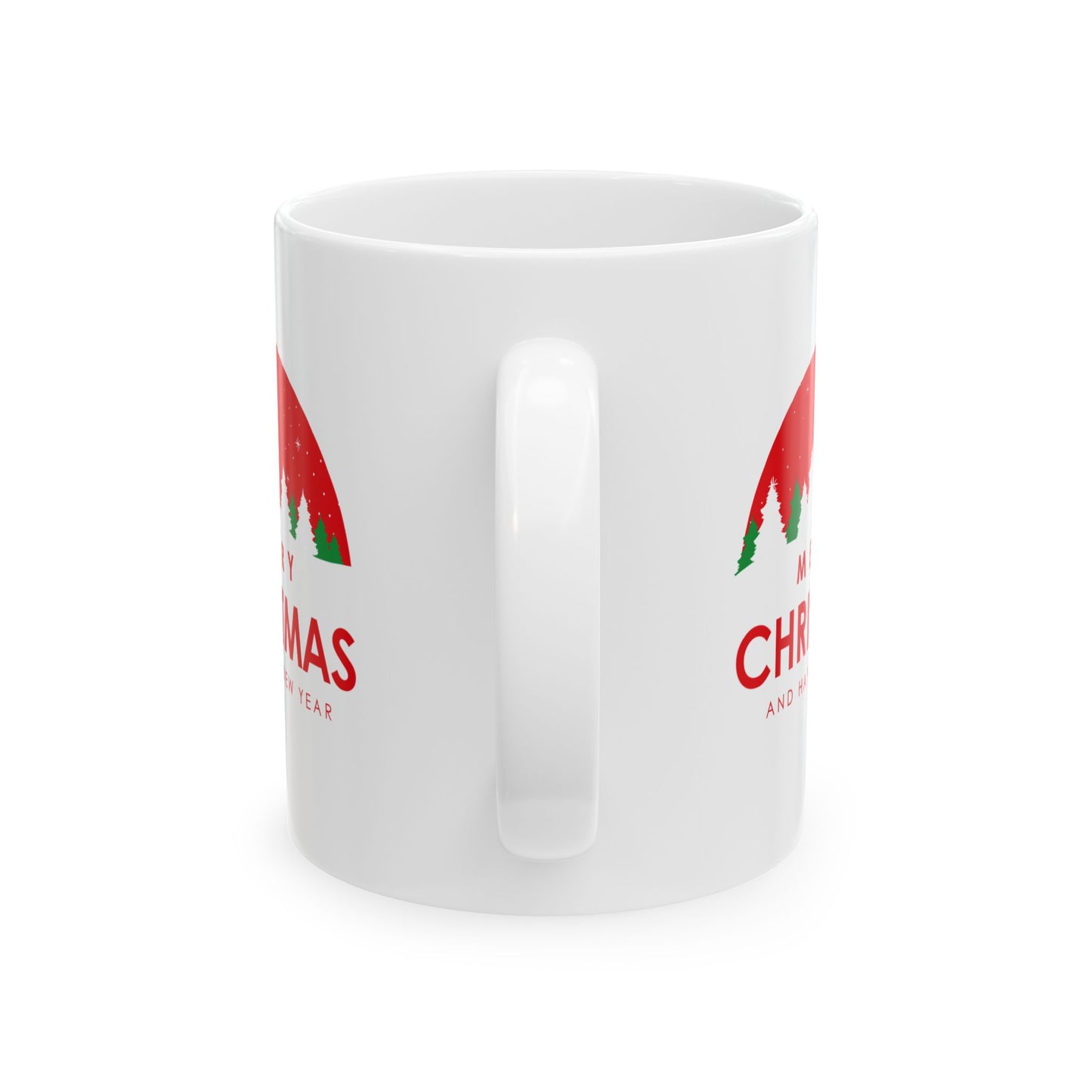 Christmas Ceramic Mug, Holiday Gift