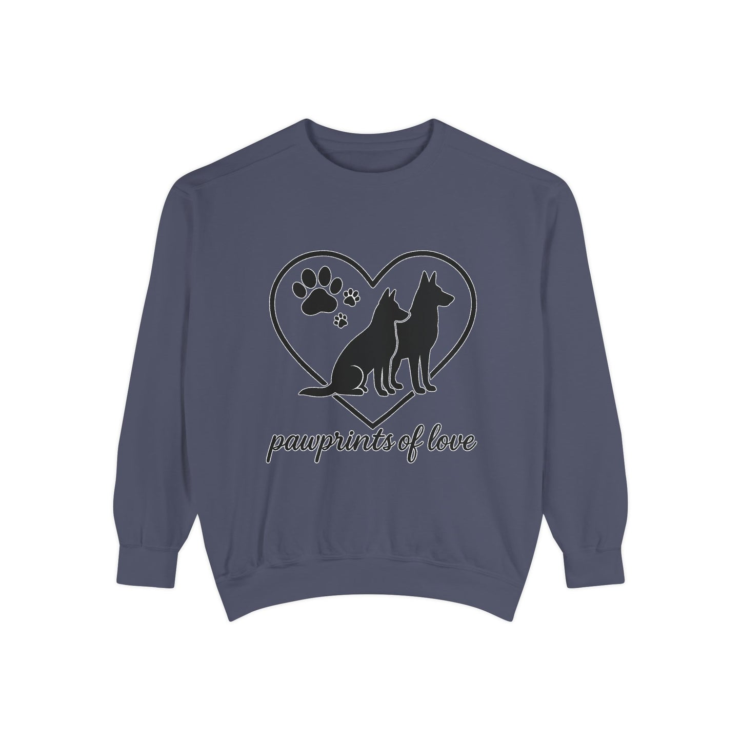 Paws of Love Unisex Garment-Dyed Sweatshirt