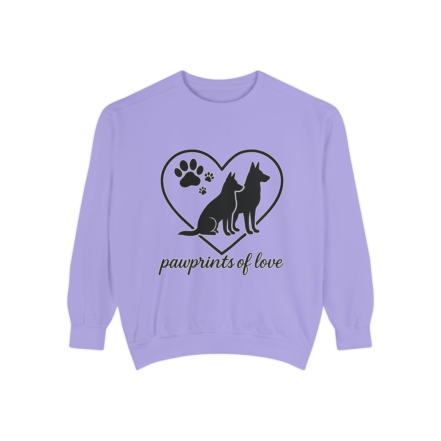 Paws of Love Unisex Garment-Dyed Sweatshirt