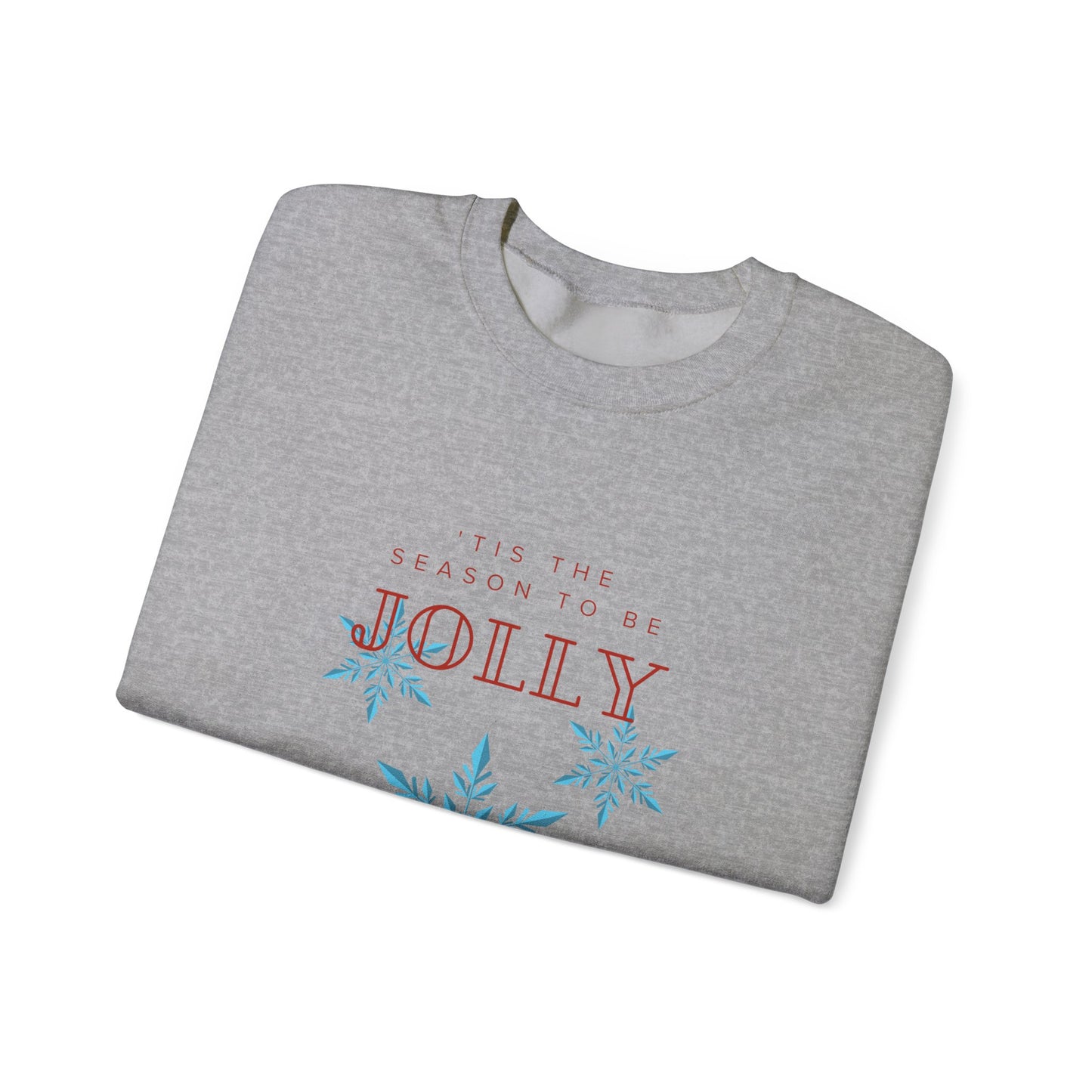 Festive 'Let It Snow' Crewneck Sweatshirt - Cozy Holiday Apparel