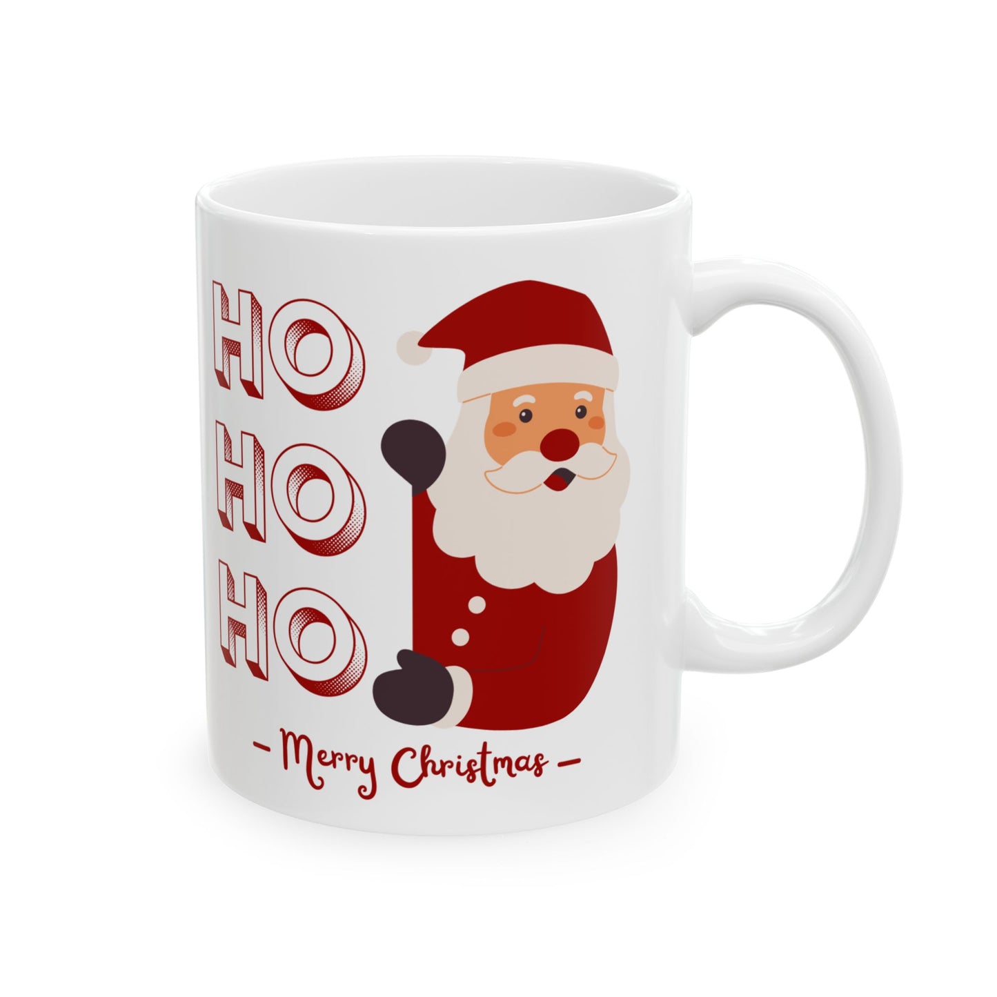 Festive Santa Ceramic Mug | Holiday Gift, Christmas Decor, Cozy Winter Vibes,