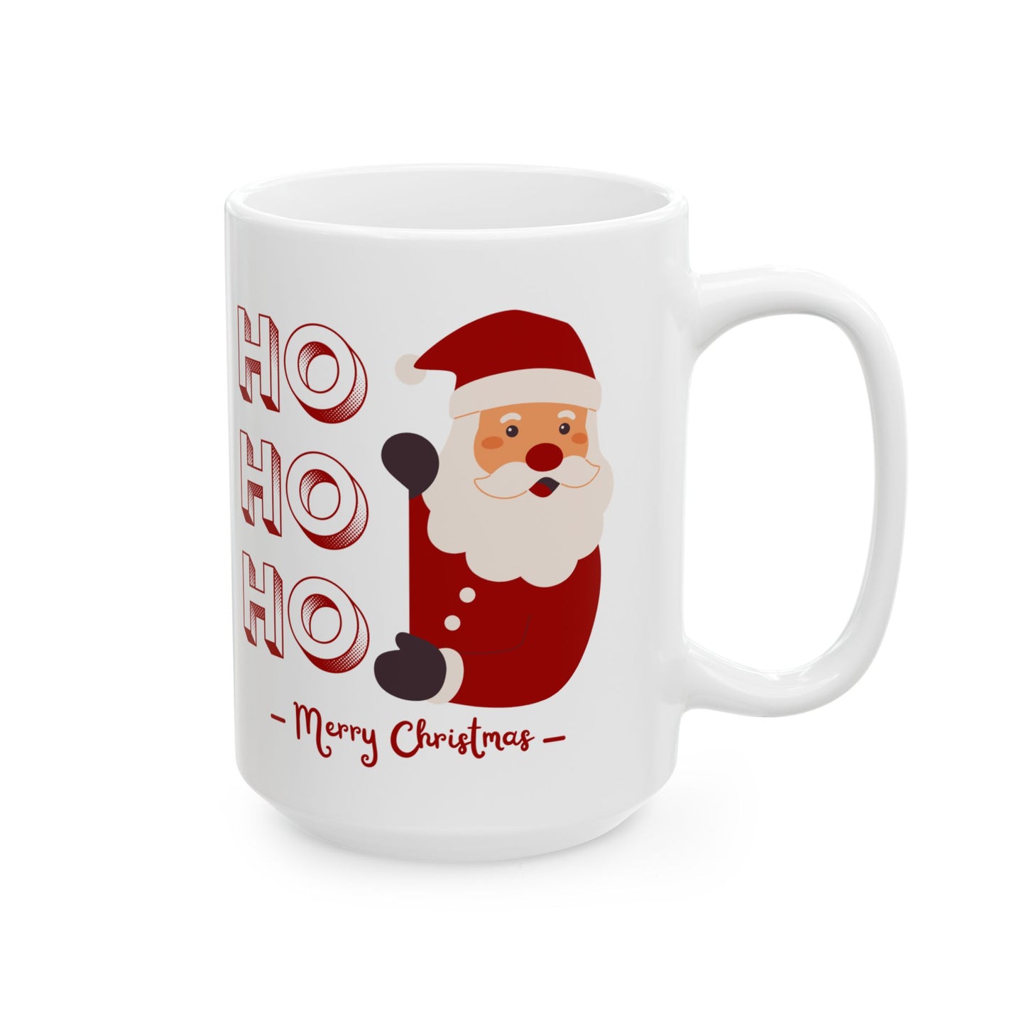 Festive Santa Ceramic Mug | Holiday Gift, Christmas Decor, Cozy Winter Vibes,