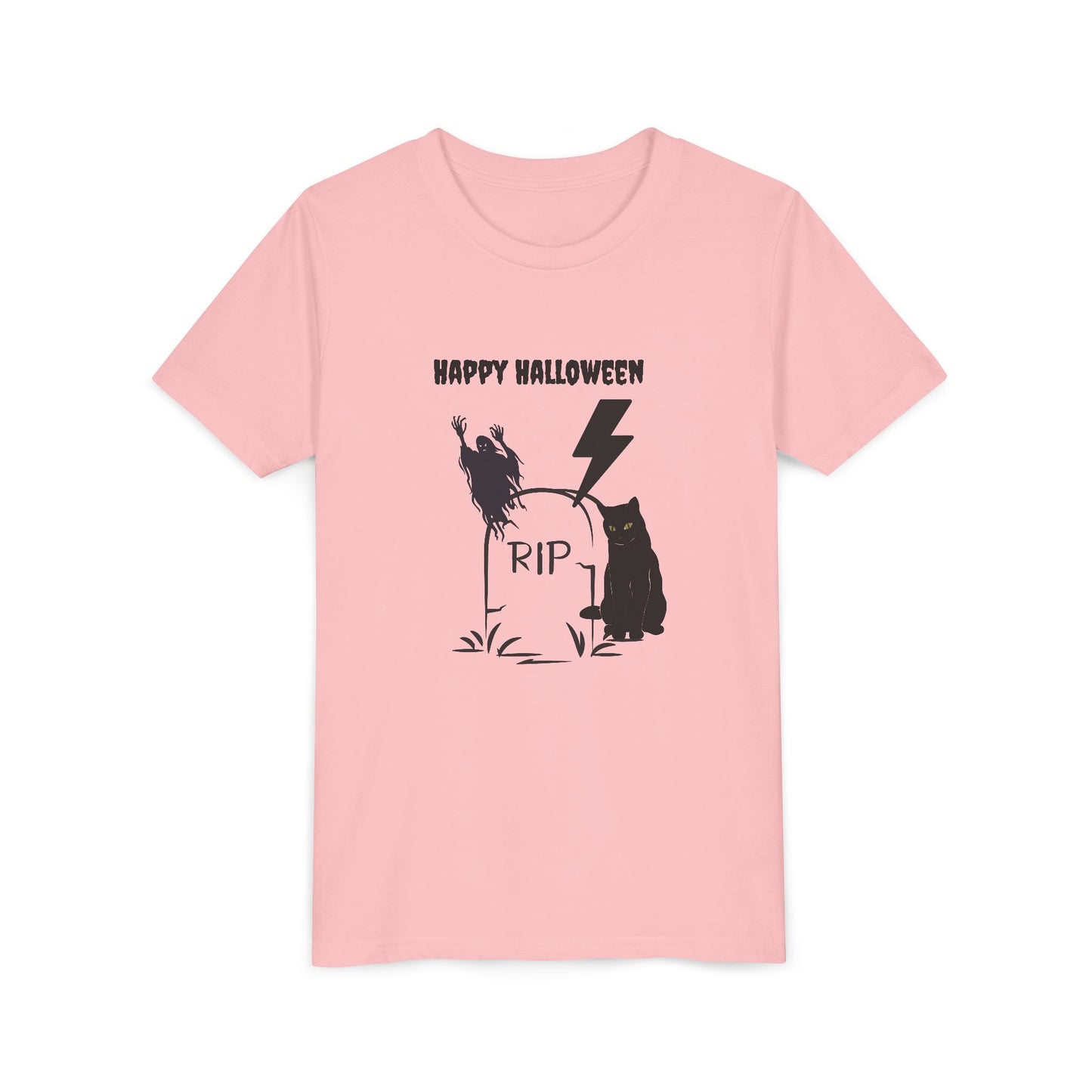 Youth Halloween Tee, Spooky Kids Shirt